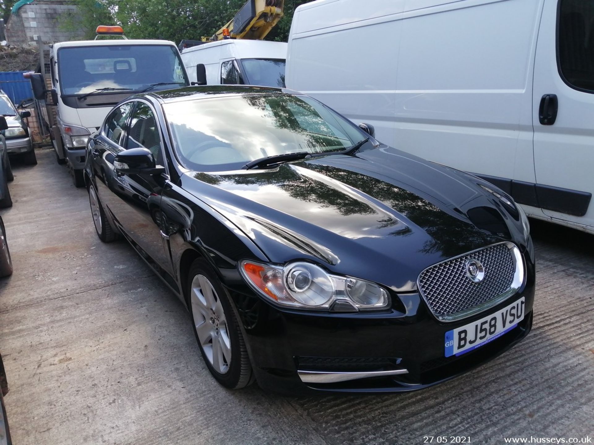 08/58 JAGUAR XF PREMIUM LUXURY D V6 A - 2720cc 4dr Saloon (Black, 103k)