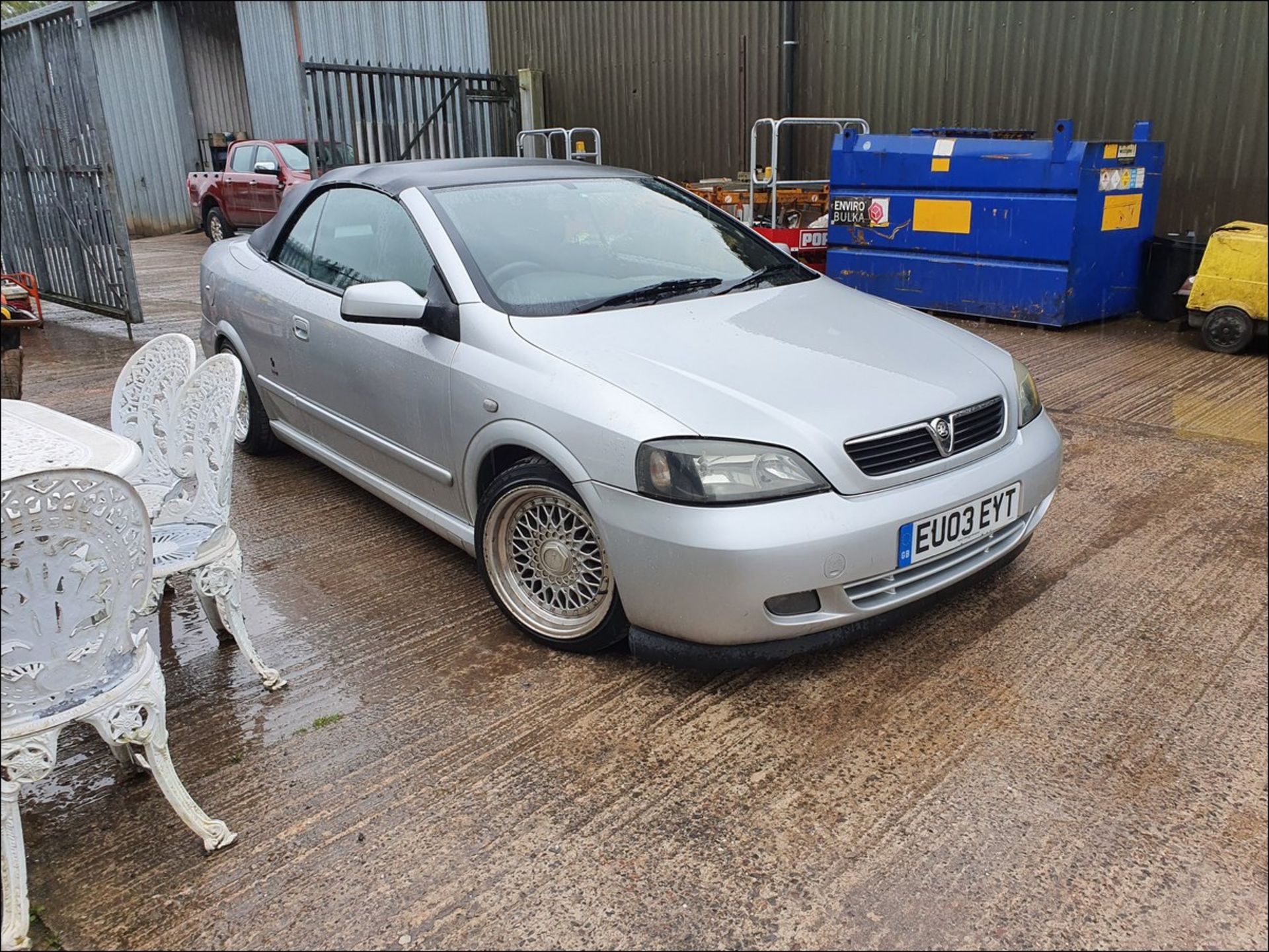 03/03 VAUXHALL ASTRA BERTONE - 1598cc 2dr Convertible (Silver) - Image 17 of 24