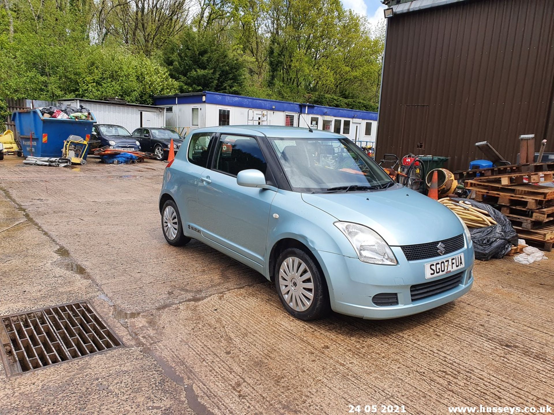 07/07 SUZUKI SWIFT GL - 1328cc 3dr Hatchback (Blue, 96k) - Image 7 of 15