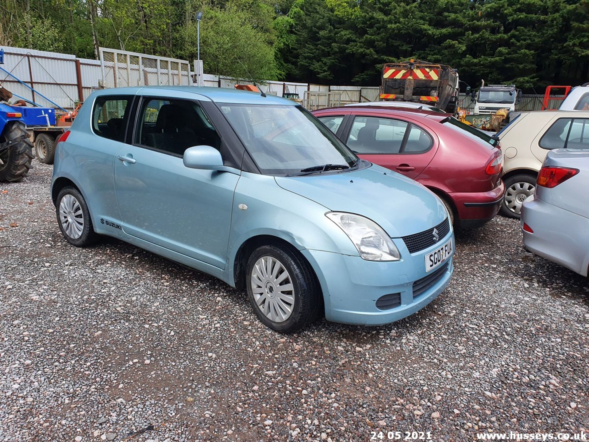 07/07 SUZUKI SWIFT GL - 1328cc 3dr Hatchback (Blue, 96k) - Image 14 of 15