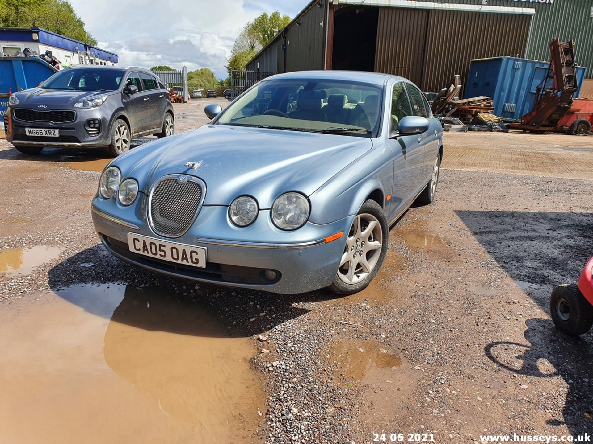 05/05 JAGUAR S-TYPE SE DIESEL AUTO - 2720cc 4dr Saloon (Blue, 73k) - Image 7 of 14