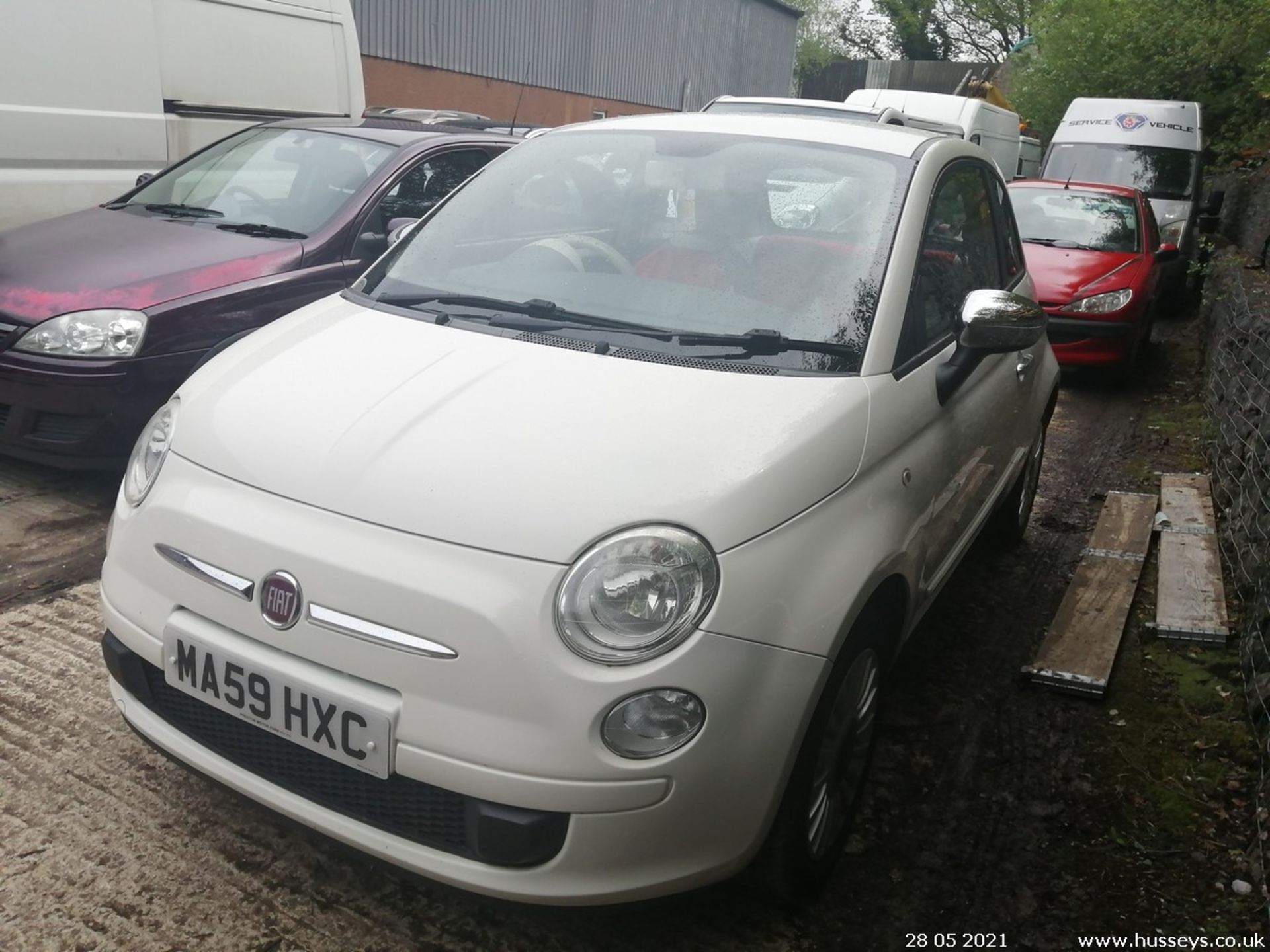 09/59 FIAT 500 POP - 1242cc 3dr Hatchback (White, 76k) - Image 3 of 11