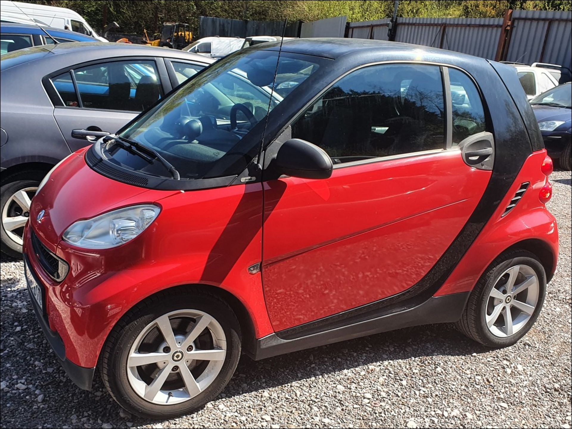 08/58 SMART FORTWO PULSE MHD AUTO - 999cc 2dr Coupe (Red/black, 41k)