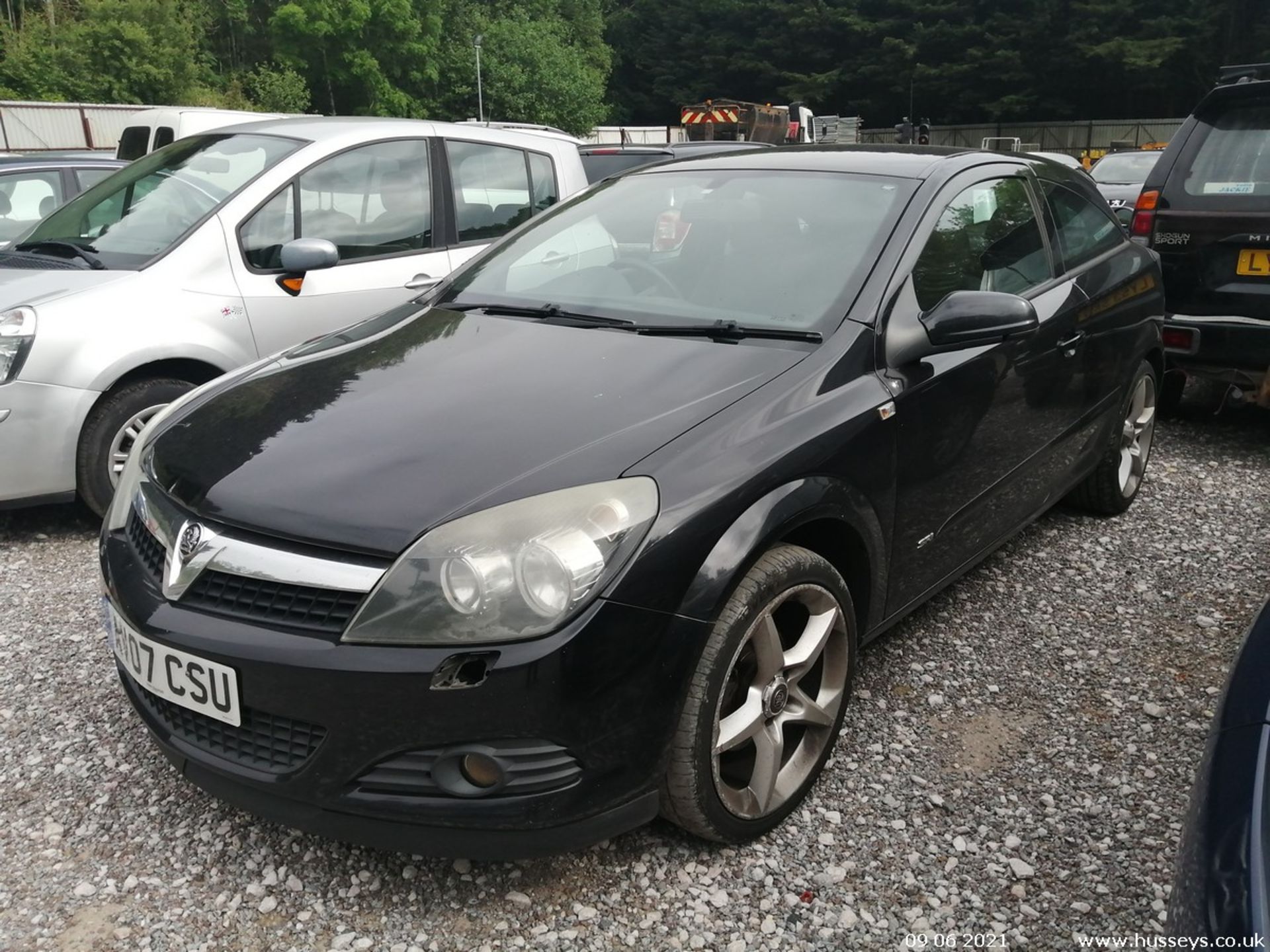 07/07 VAUXHALL ASTRA SRI - 1796cc 3dr Hatchback (Black) - Image 3 of 10