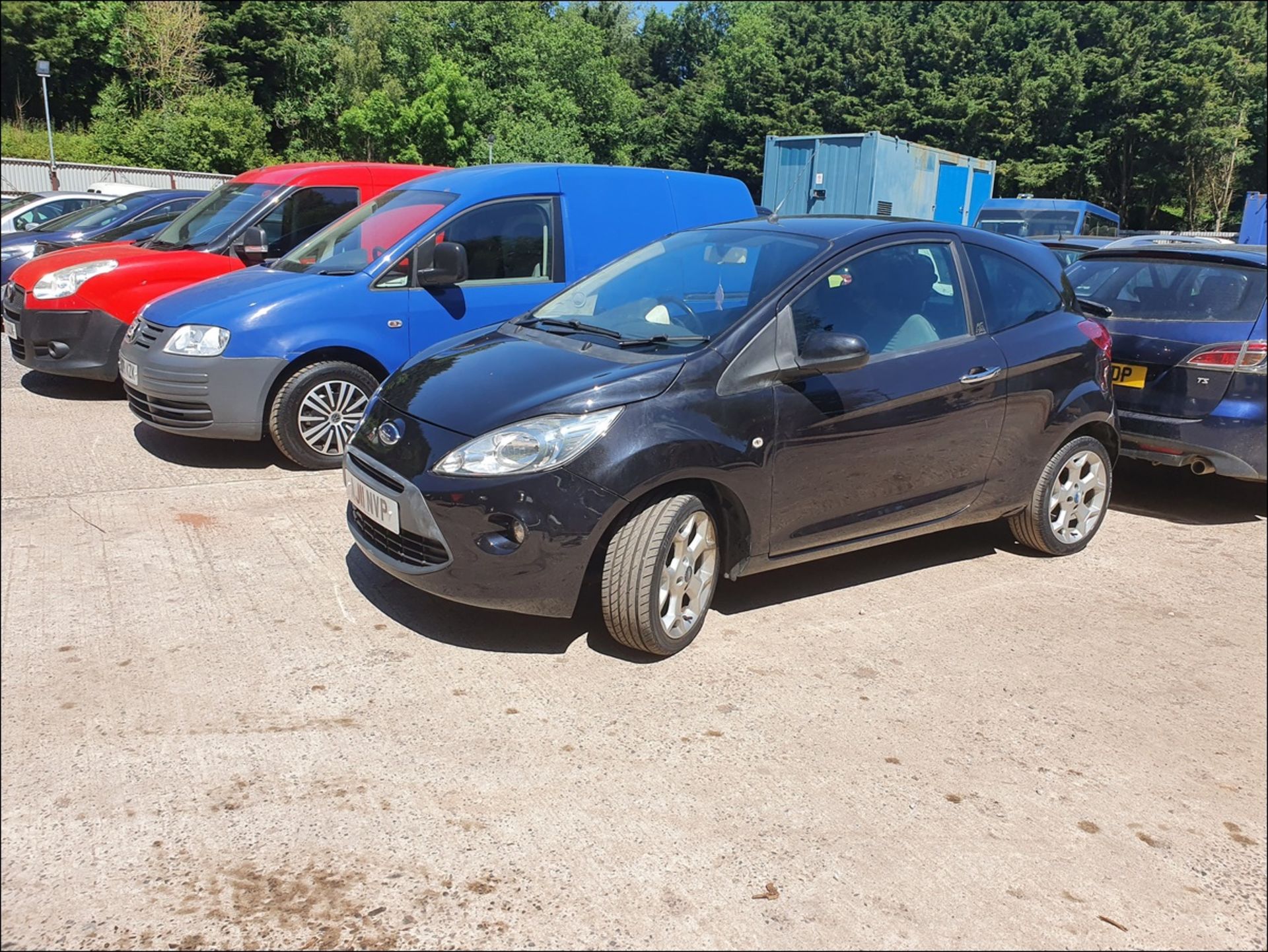 11/11 FORD KA TITANIUM - 1242cc 3dr Hatchback (Black, 63k) - Image 2 of 15