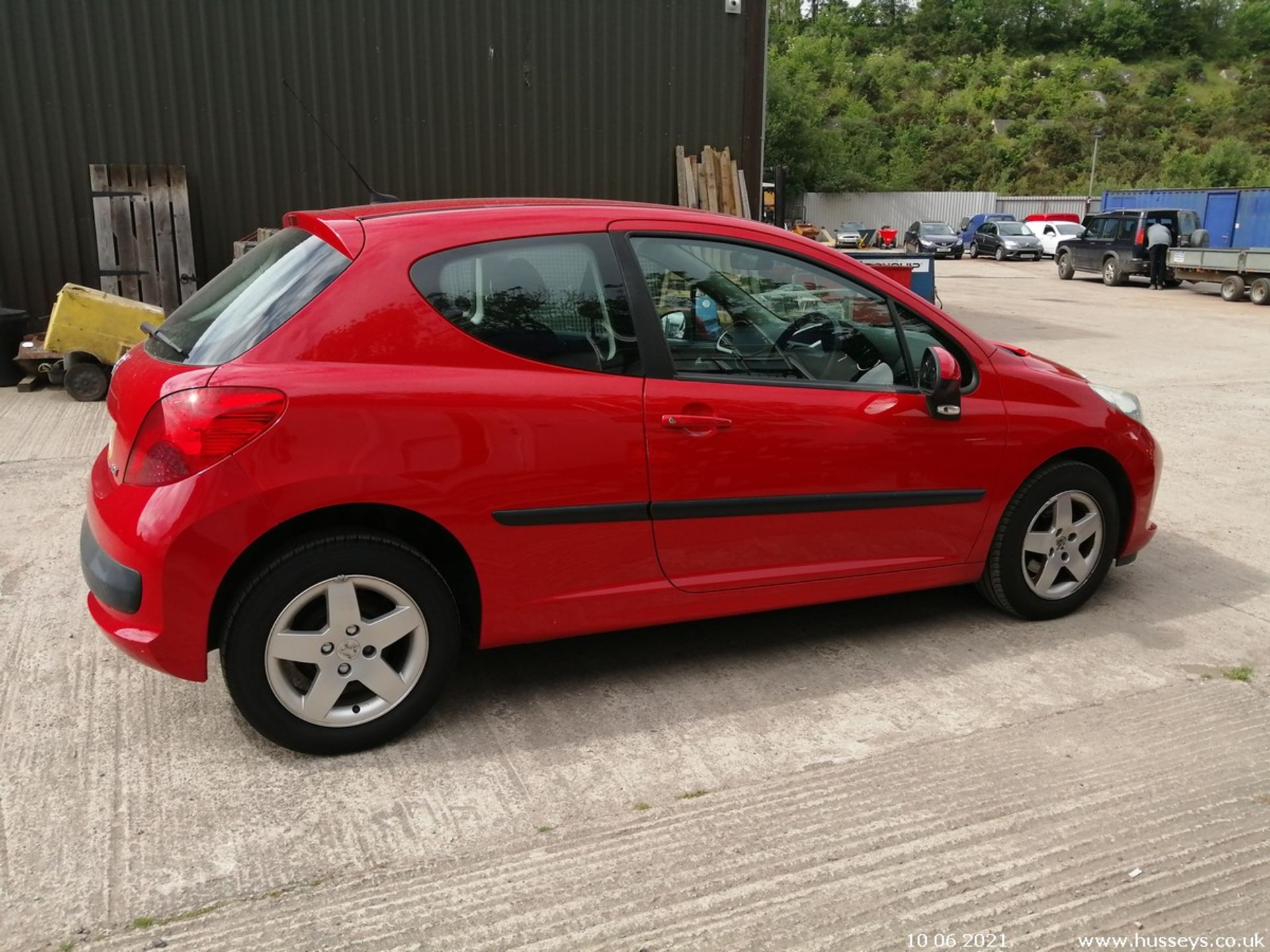 09/59 PEUGEOT 207 VERVE - 1360cc 3dr Hatchback (Red, 89k) - Image 9 of 13