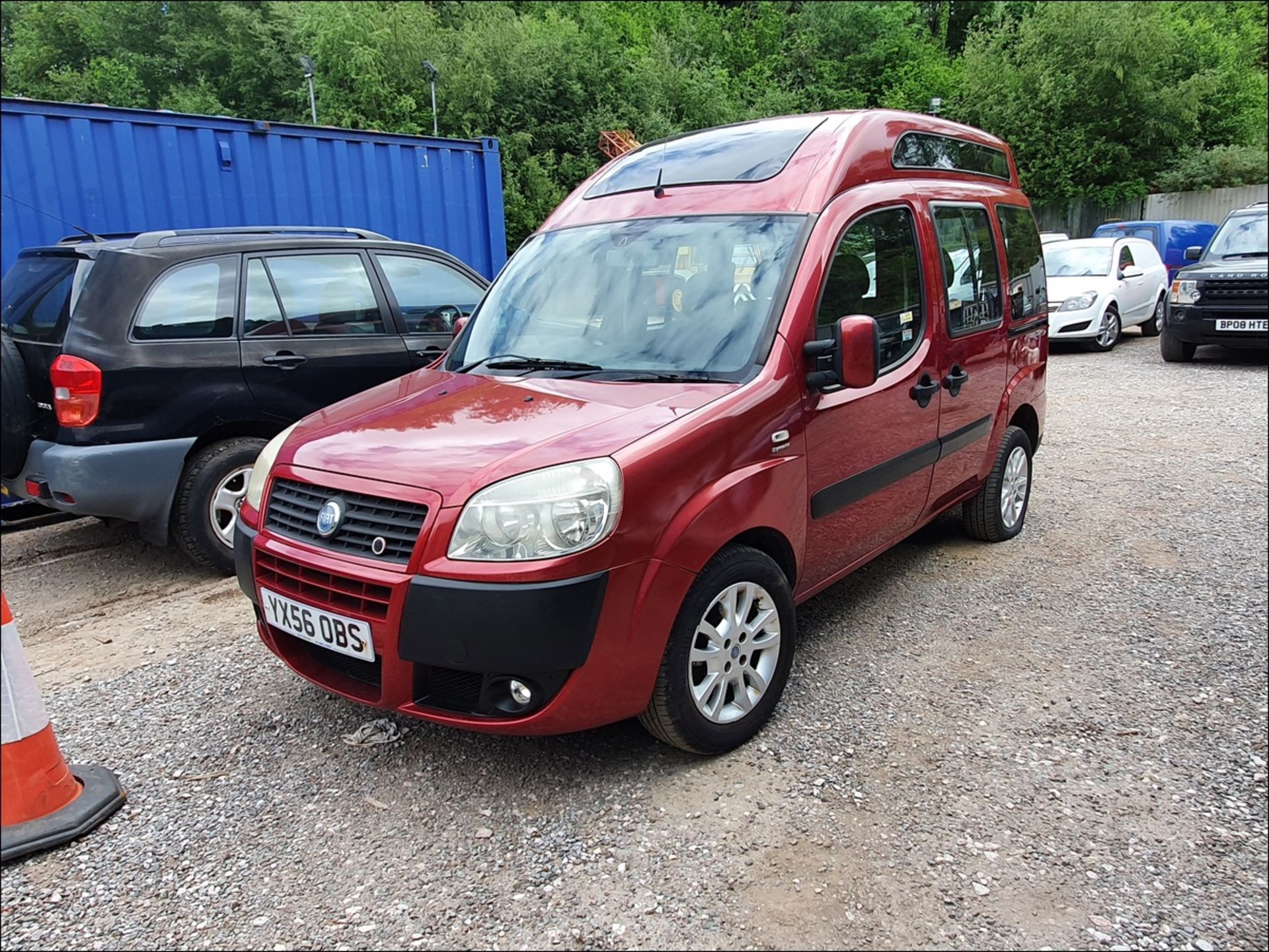 06/56 FIAT DOBLO DYNAMIC - 1368cc 5dr MPV (Red, 189k) - Image 7 of 12