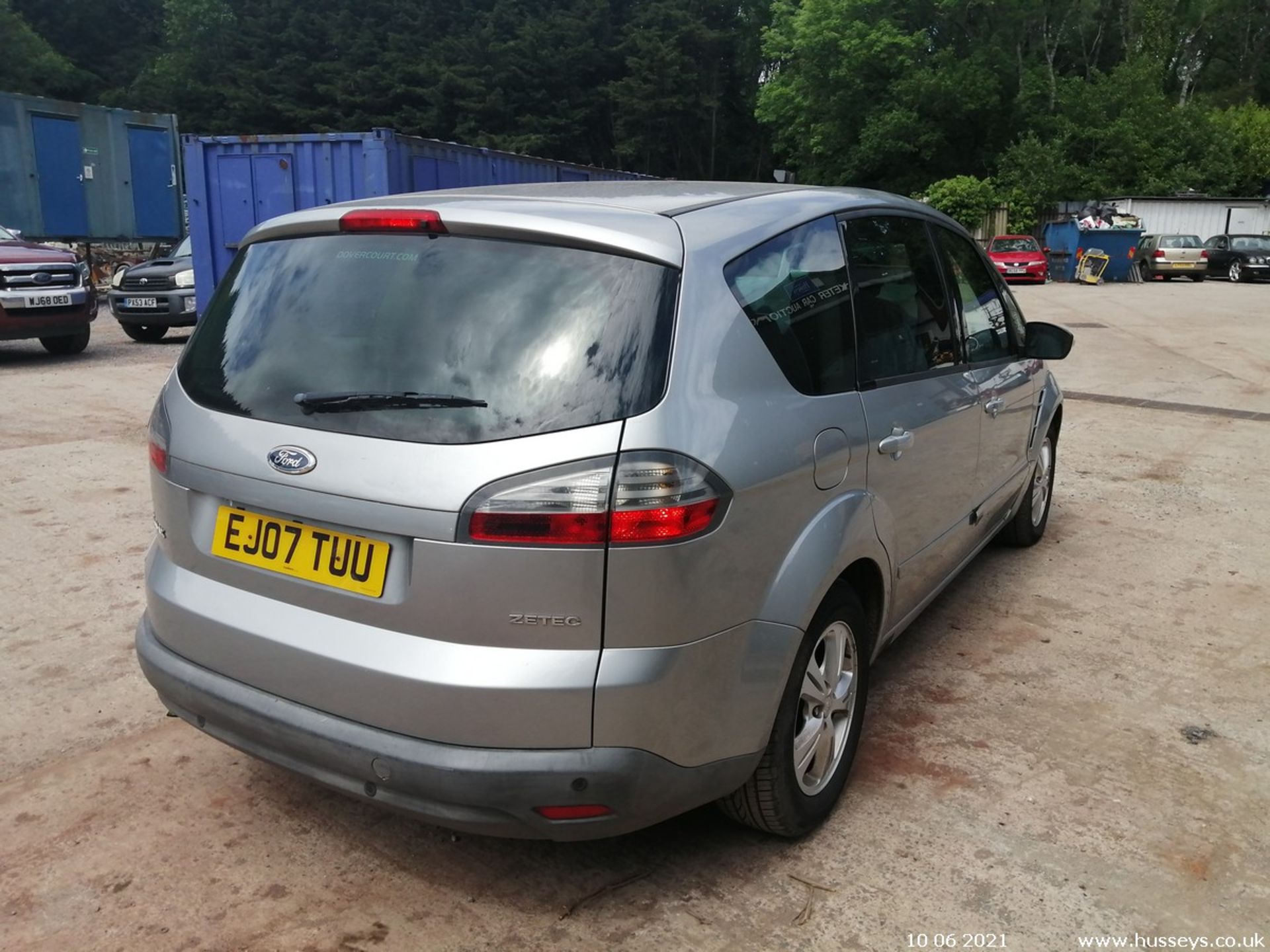 07/07 FORD S-MAX ZETEC - 1999cc 5dr MPV (Silver, 116k) - Image 8 of 13