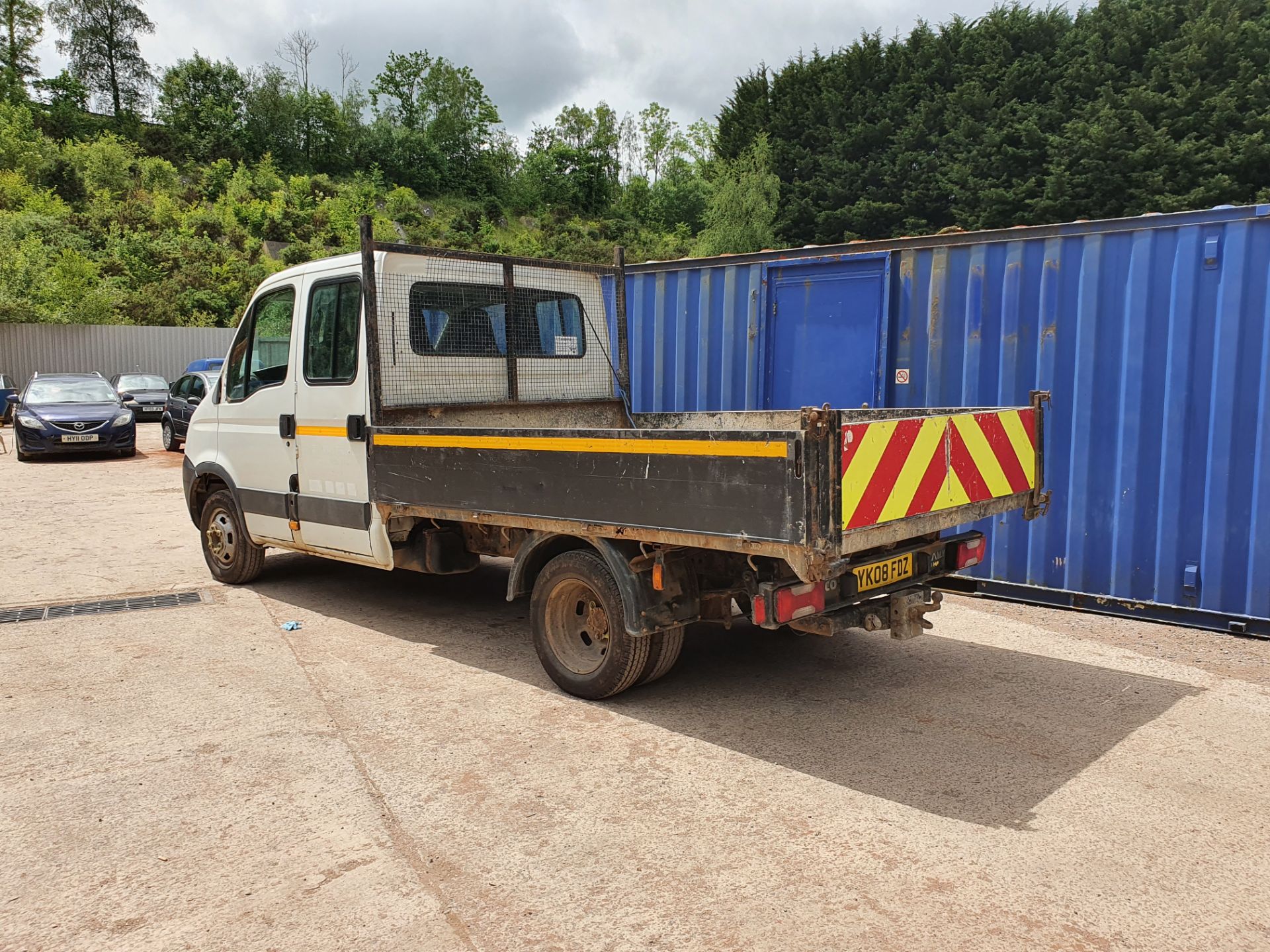 08/08 IVECO DAILY 35C12 LWB - 2287cc 4dr Tipper (Red/white, 180k) - Image 4 of 10