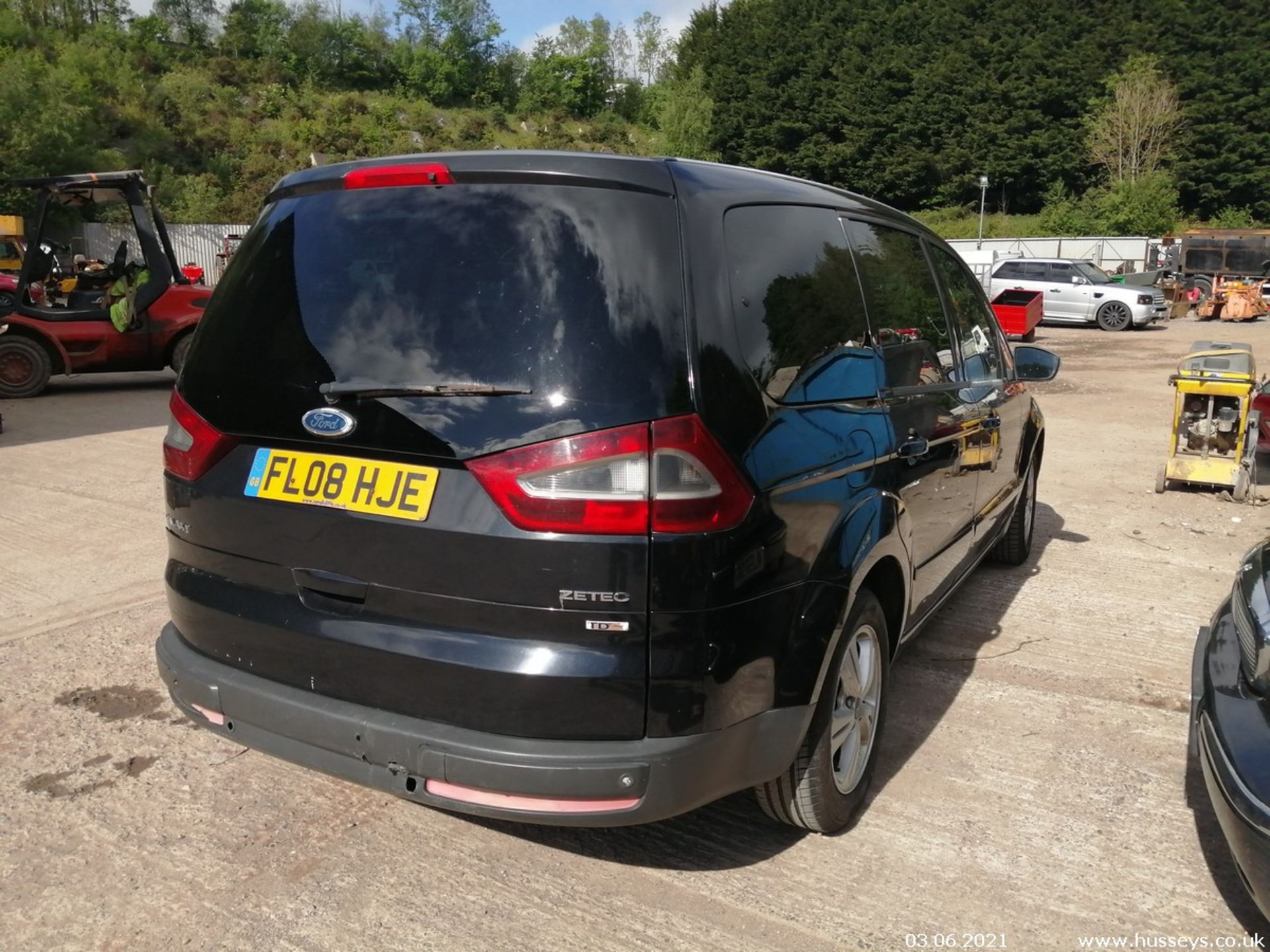 08/08 FORD GALAXY LX TDCI 125 6G - 1997cc 5dr MPV (Black, 261k) - Image 6 of 12