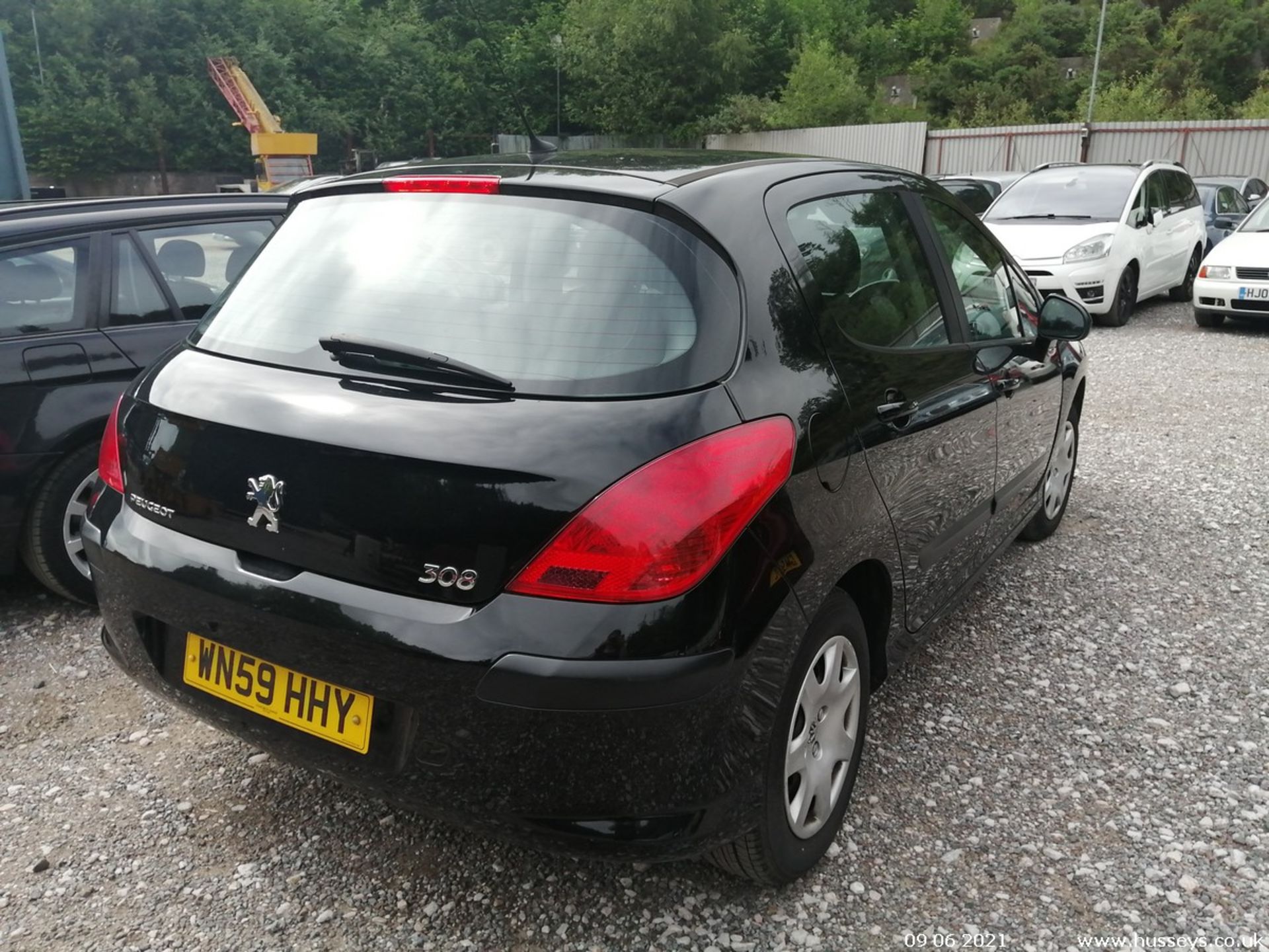 09/59 PEUGEOT 308 S - 1397cc 5dr Hatchback (Black, 108k) - Image 6 of 11