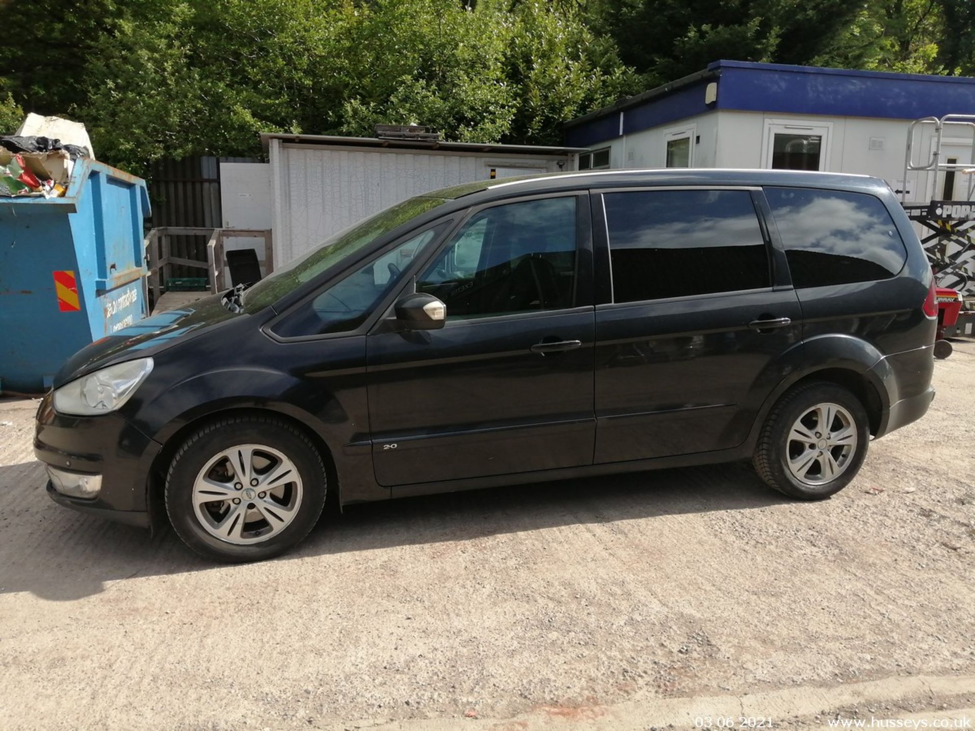 08/08 FORD GALAXY LX TDCI 125 6G - 1997cc 5dr MPV (Black, 261k) - Image 3 of 12