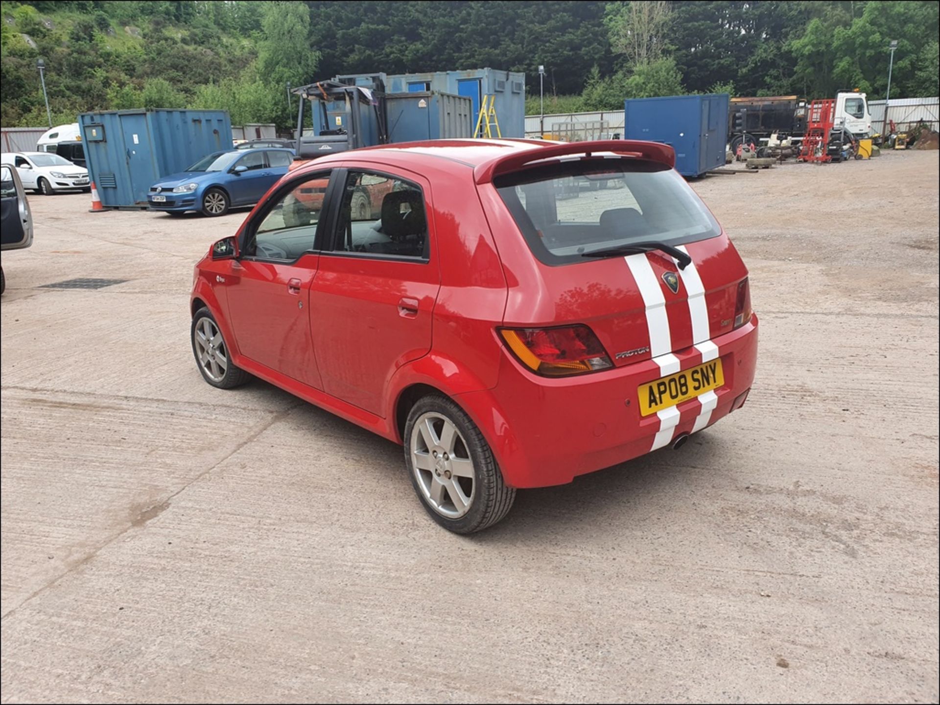 08/08 PROTON SAVVY STYLE - 1149cc 5dr Hatchback (Red, 35k) - Image 6 of 16