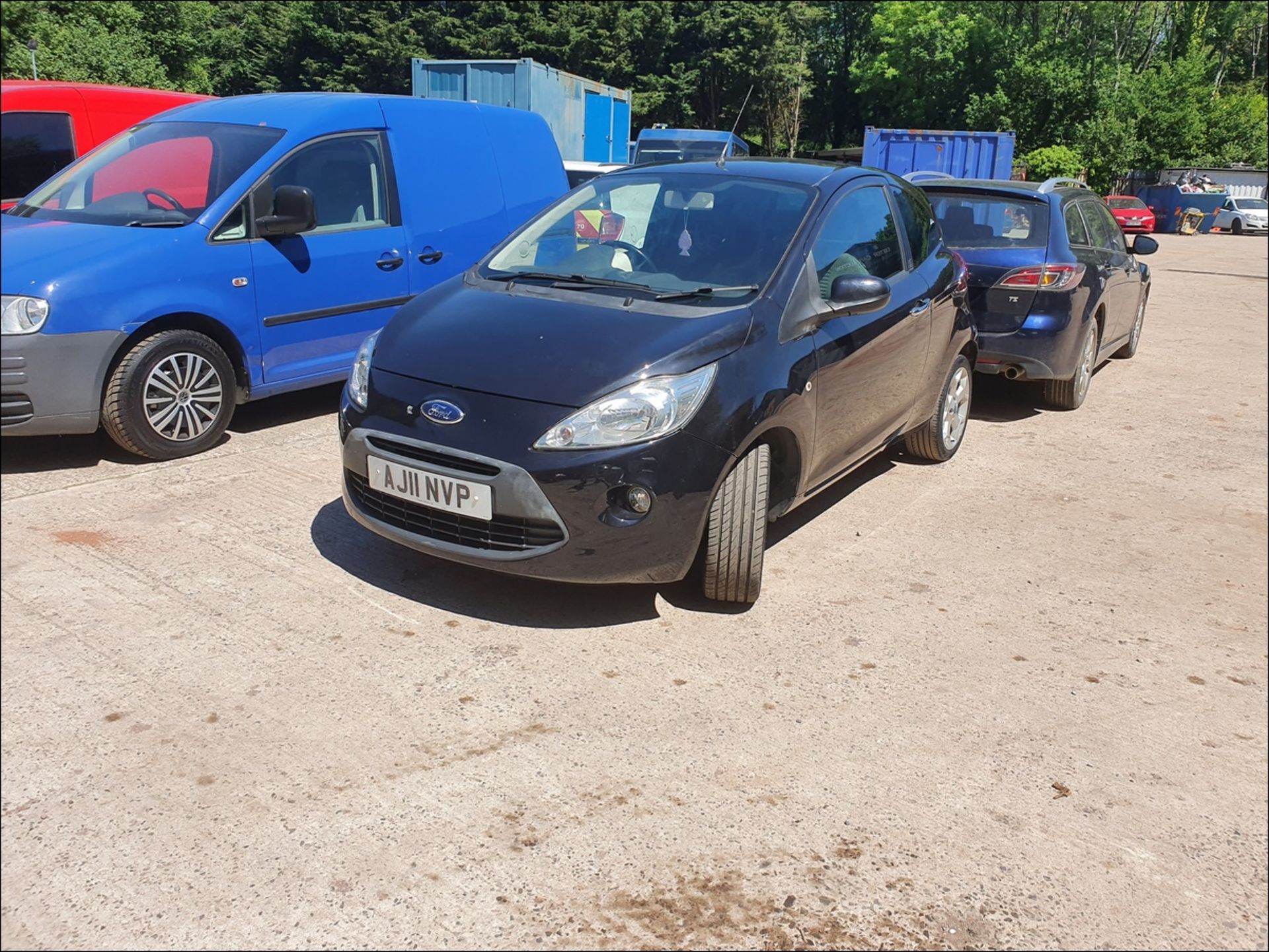 11/11 FORD KA TITANIUM - 1242cc 3dr Hatchback (Black, 63k) - Image 4 of 15