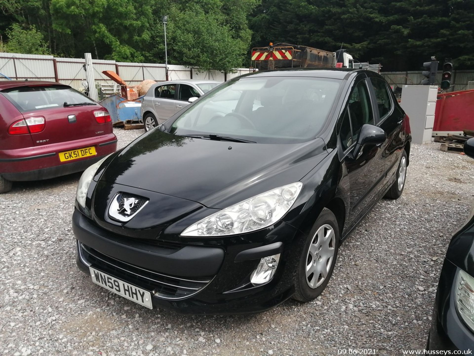 09/59 PEUGEOT 308 S - 1397cc 5dr Hatchback (Black, 108k) - Image 3 of 11