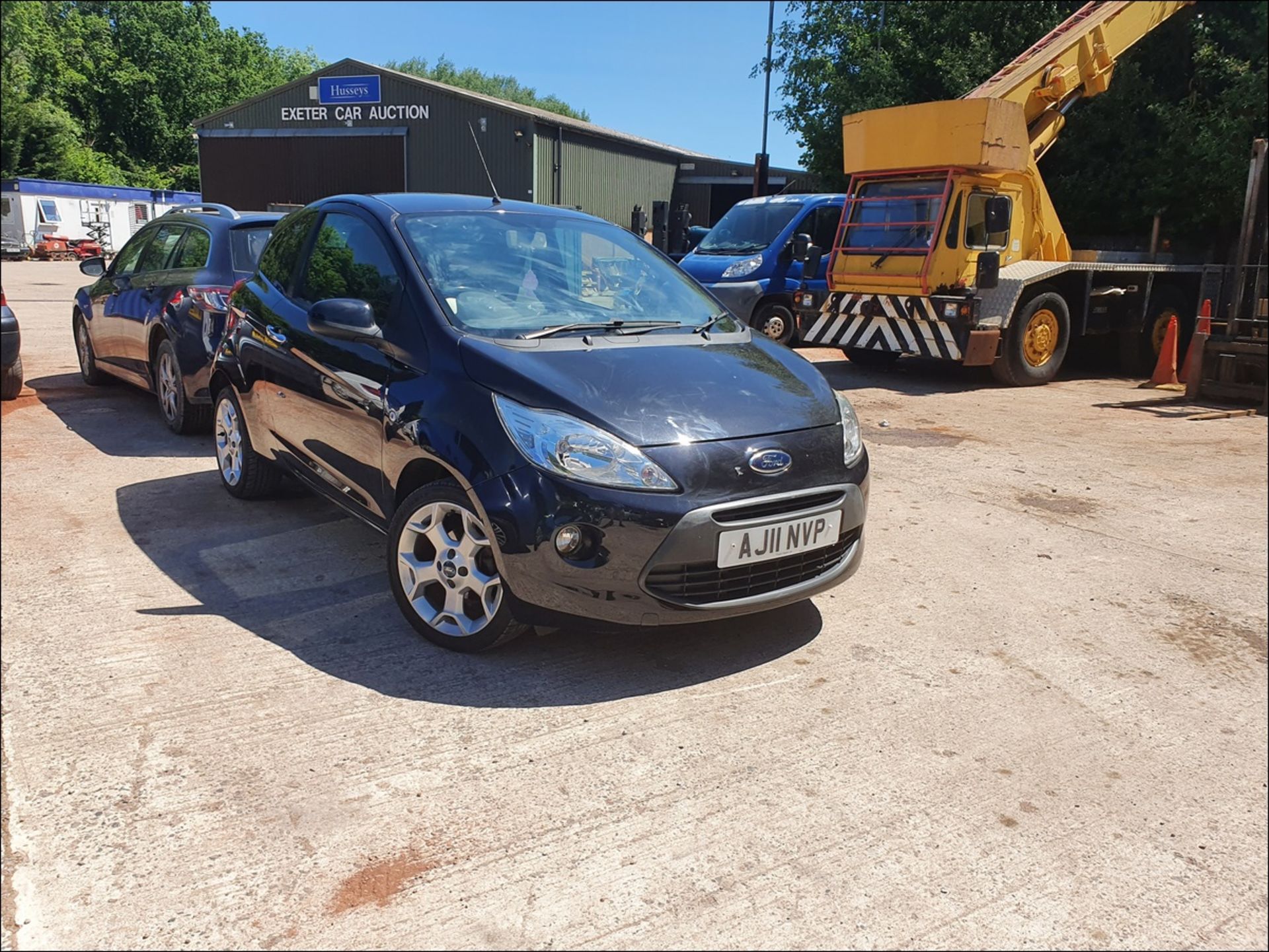 11/11 FORD KA TITANIUM - 1242cc 3dr Hatchback (Black, 63k)