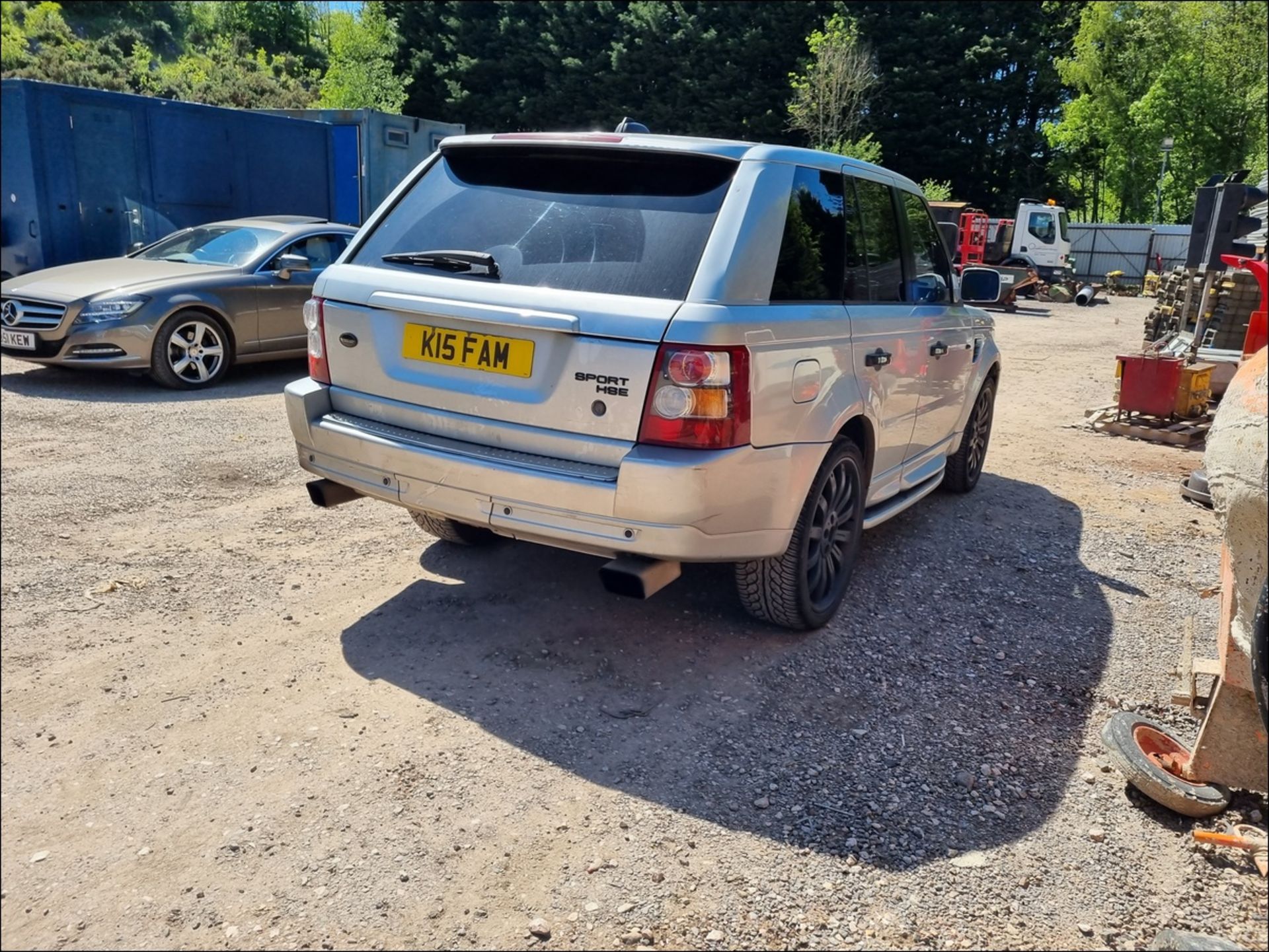 2006 LAND ROVER RANGEROVER SPT TDV6 HSE A - 2720cc 5dr 4x4 (Silver, 205k) - Image 9 of 15