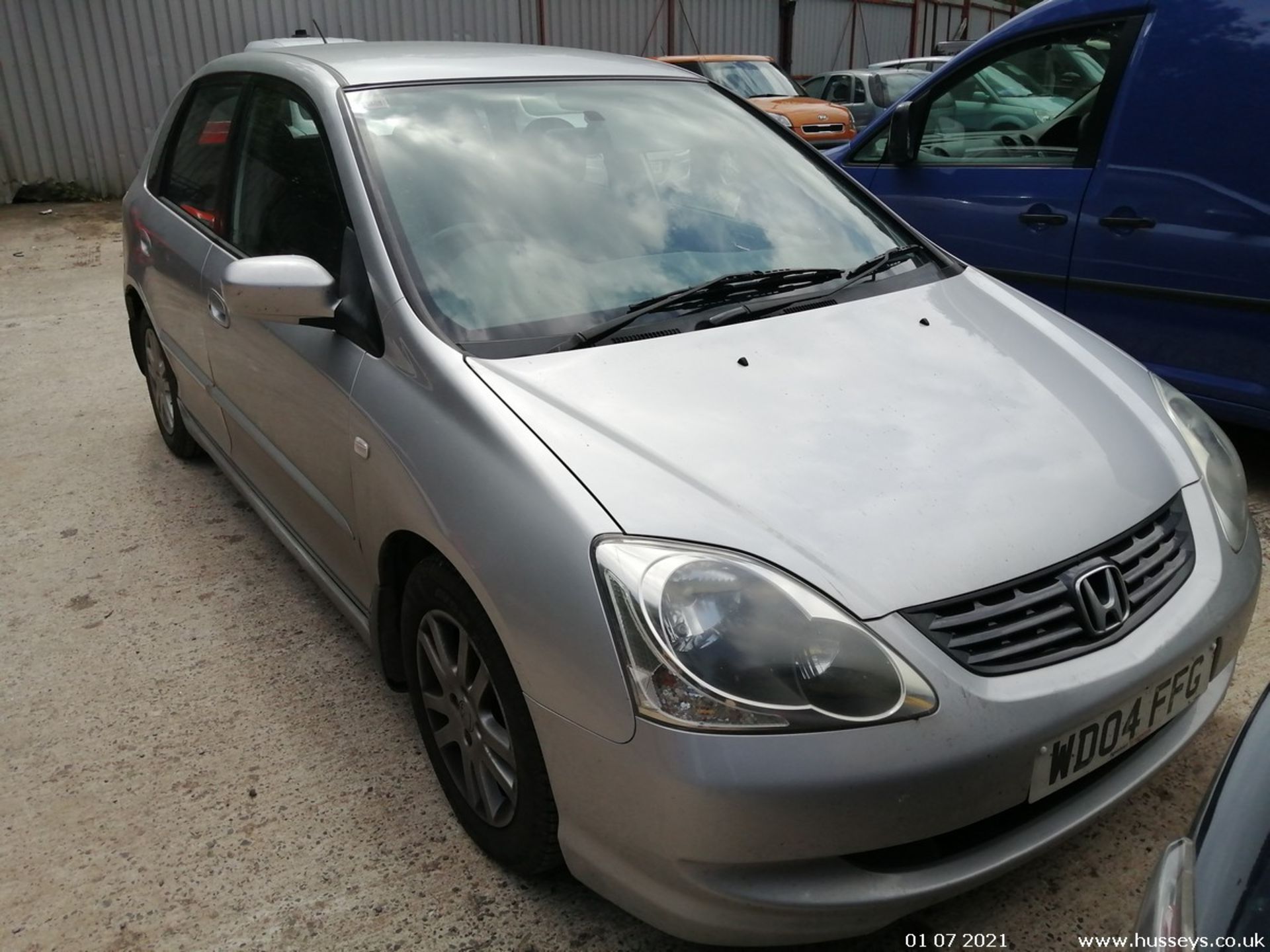 04/04 HONDA CIVIC SE - 1590cc 5dr Hatchback (Silver, 99k) - Image 4 of 29