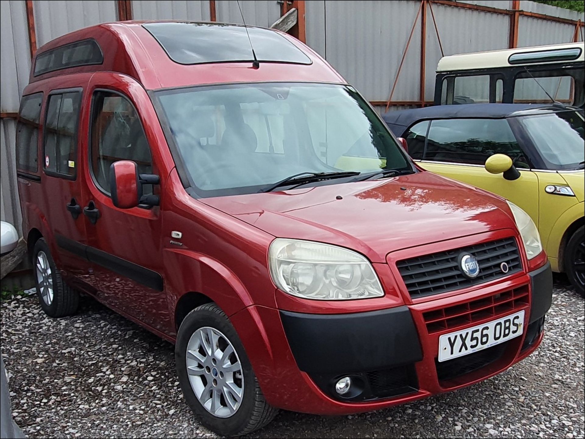 06/56 FIAT DOBLO DYNAMIC - 1368cc 5dr MPV (Red, 189k)