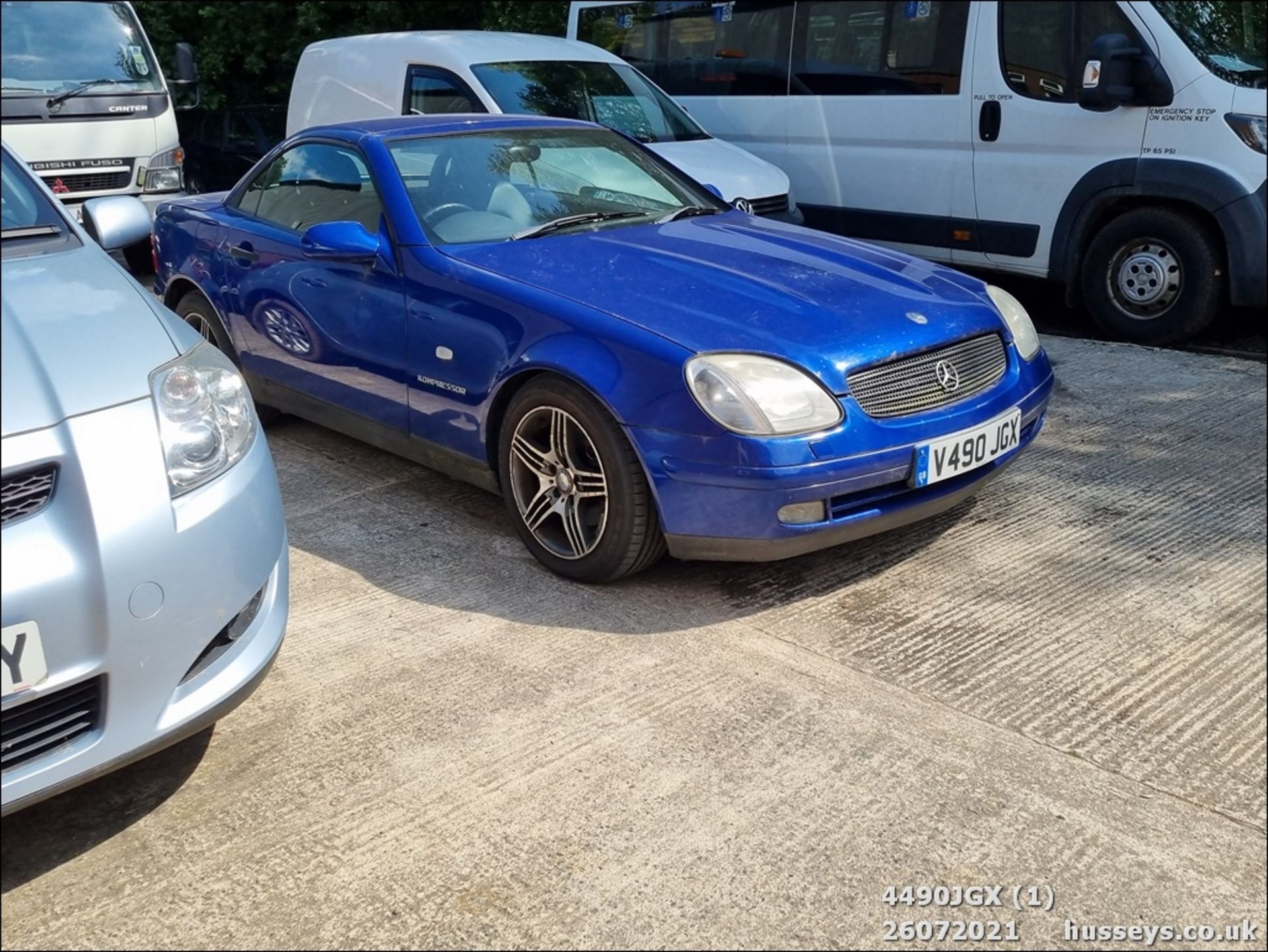 2000 MERCEDES SLK 230 KOMPRESSOR AUTO - 2295cc 2dr Coupe (Blue, 90k) - Image 2 of 12