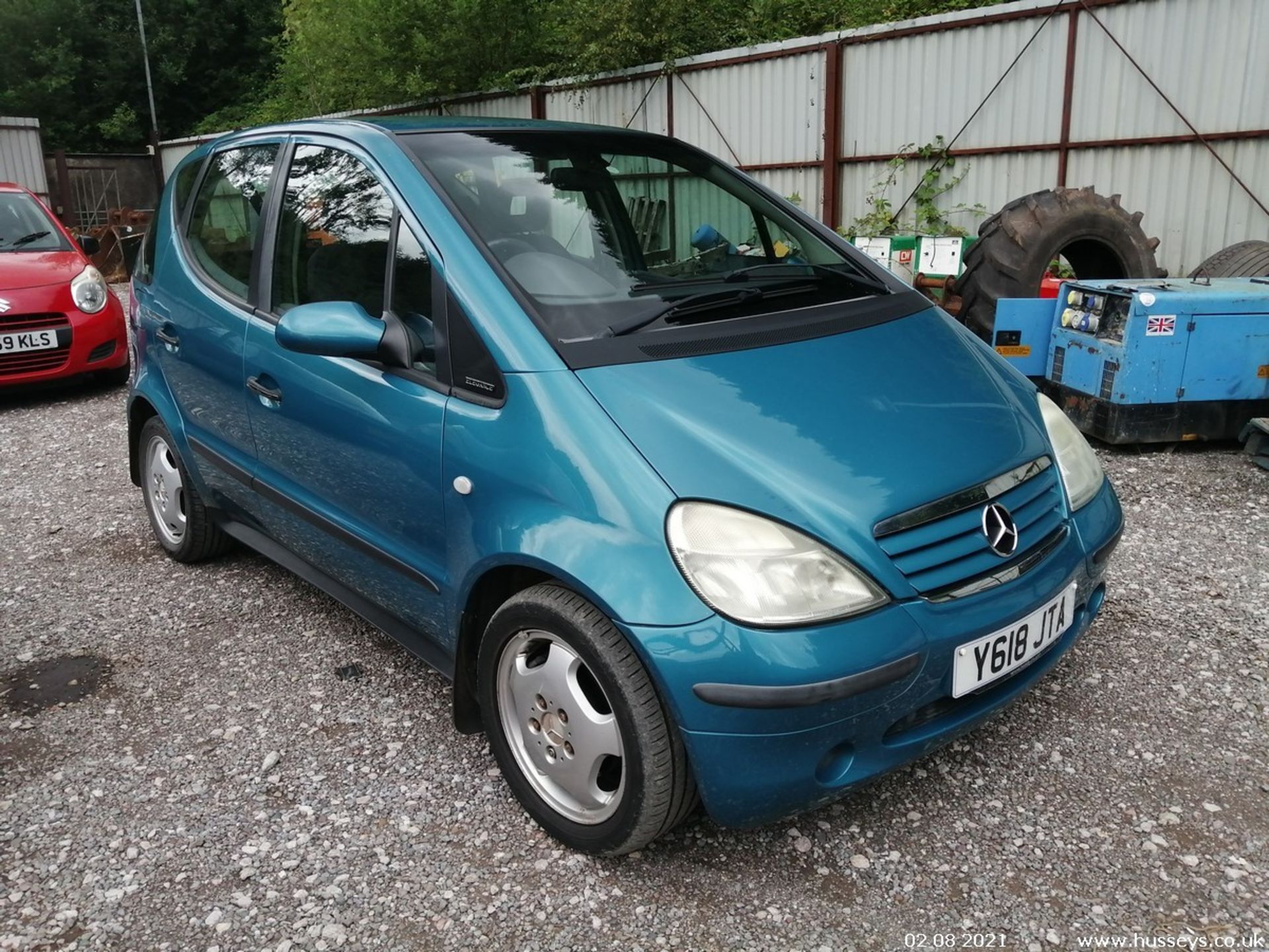 2001 MERCEDES A160 ELEGANCE AUTO - 1598cc 5dr Hatchback (Blue, 66k)