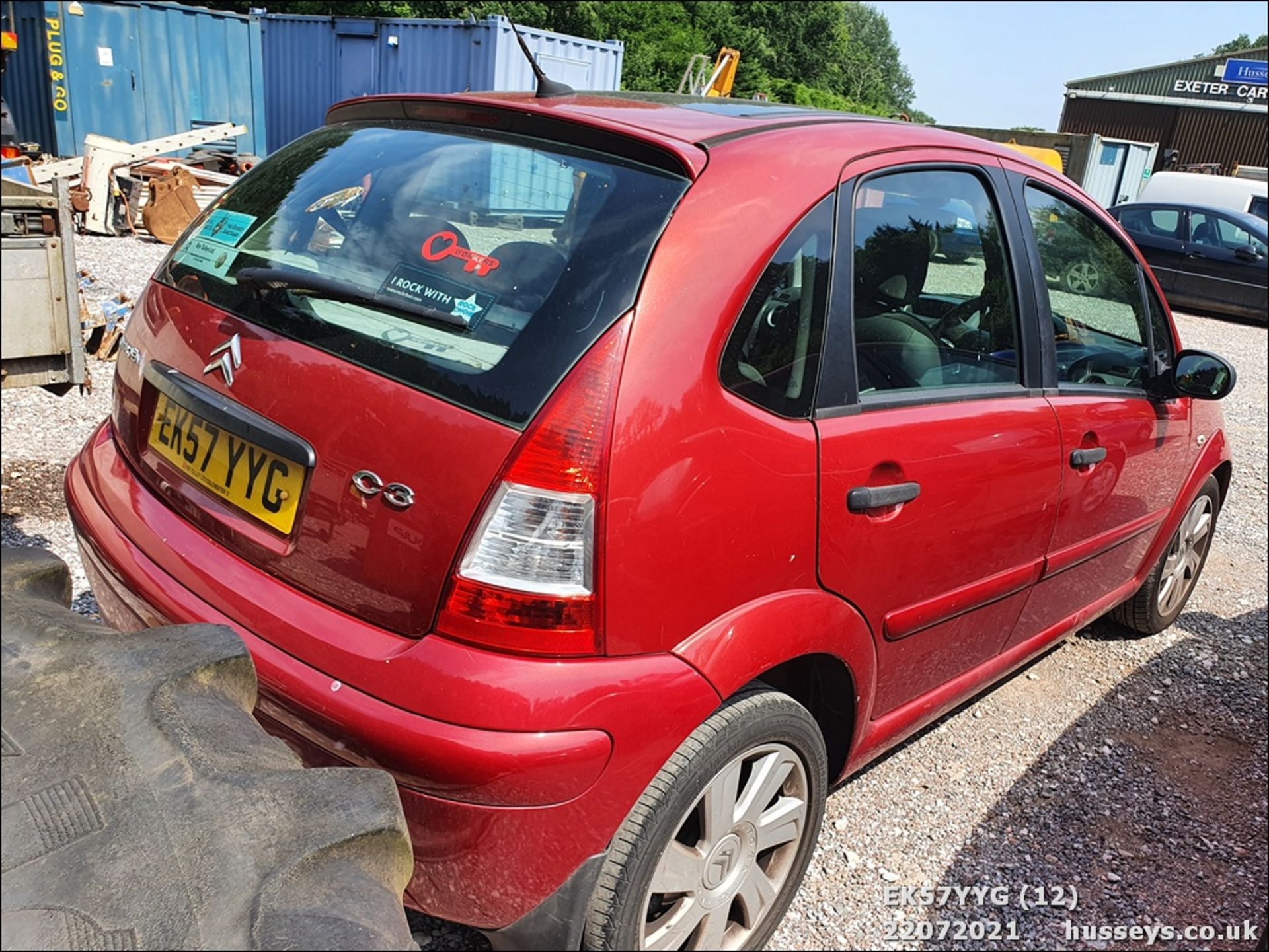 07/57 CITROEN C3 SX AUTO - 1587cc 5dr Hatchback (Red, 85k) - Image 13 of 13