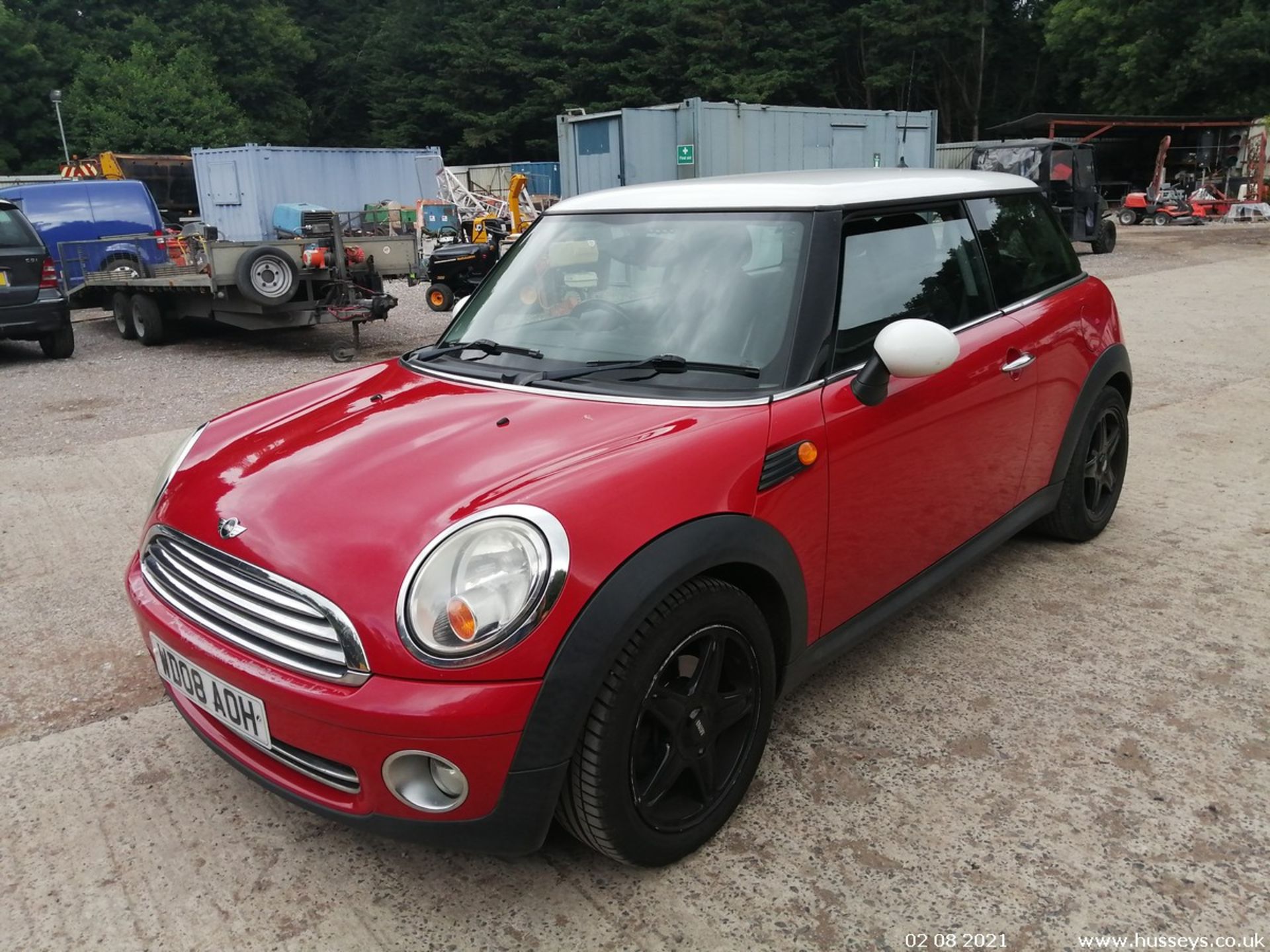 08/08 MINI COOPER - 1598cc 3dr Hatchback (Red, 80k) - Image 3 of 12