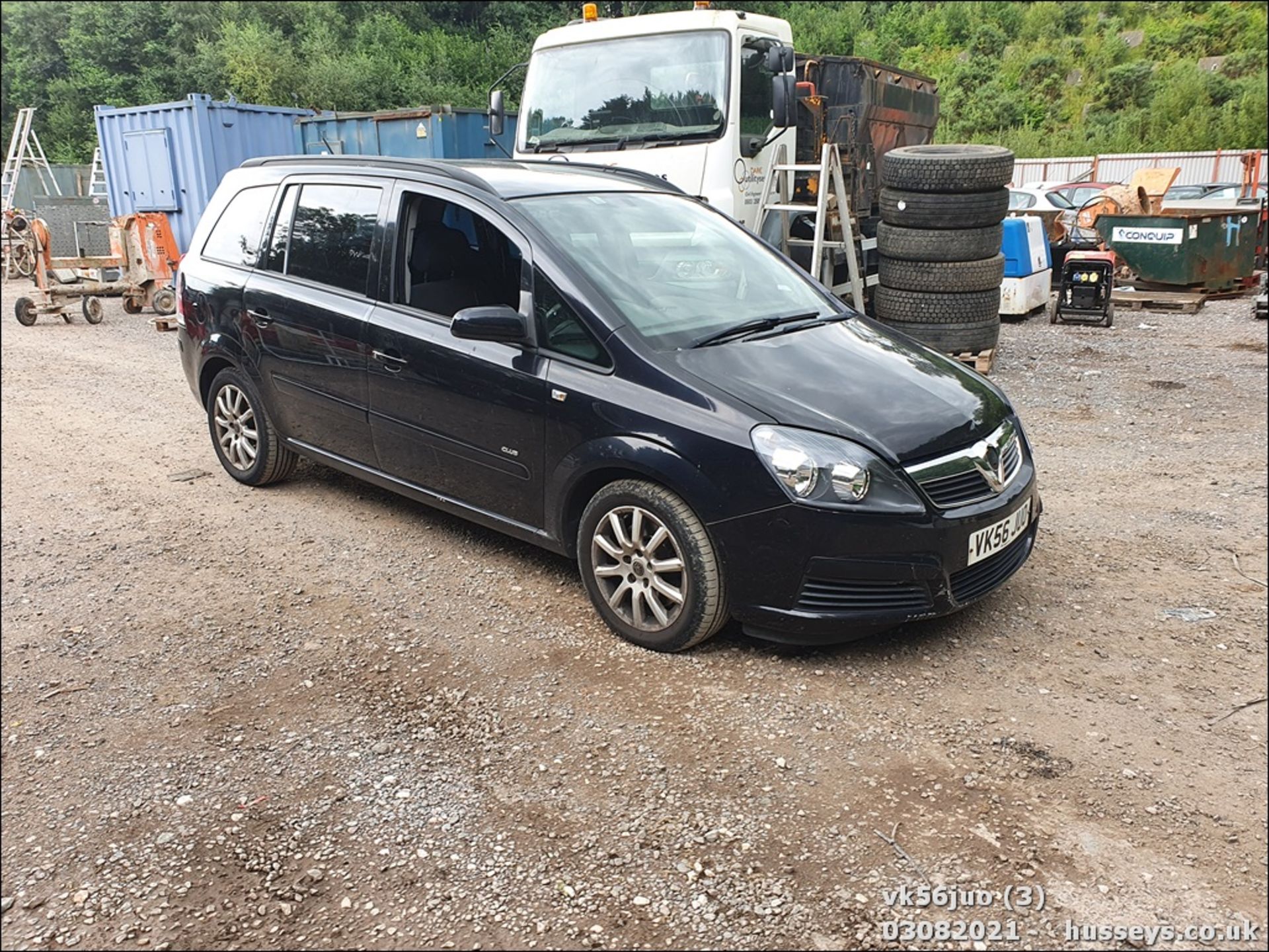 07/56 VAUXHALL ZAFIRA CLUB CDTI 120 - 1910cc 5dr MPV (Black, 108k) - Image 4 of 15