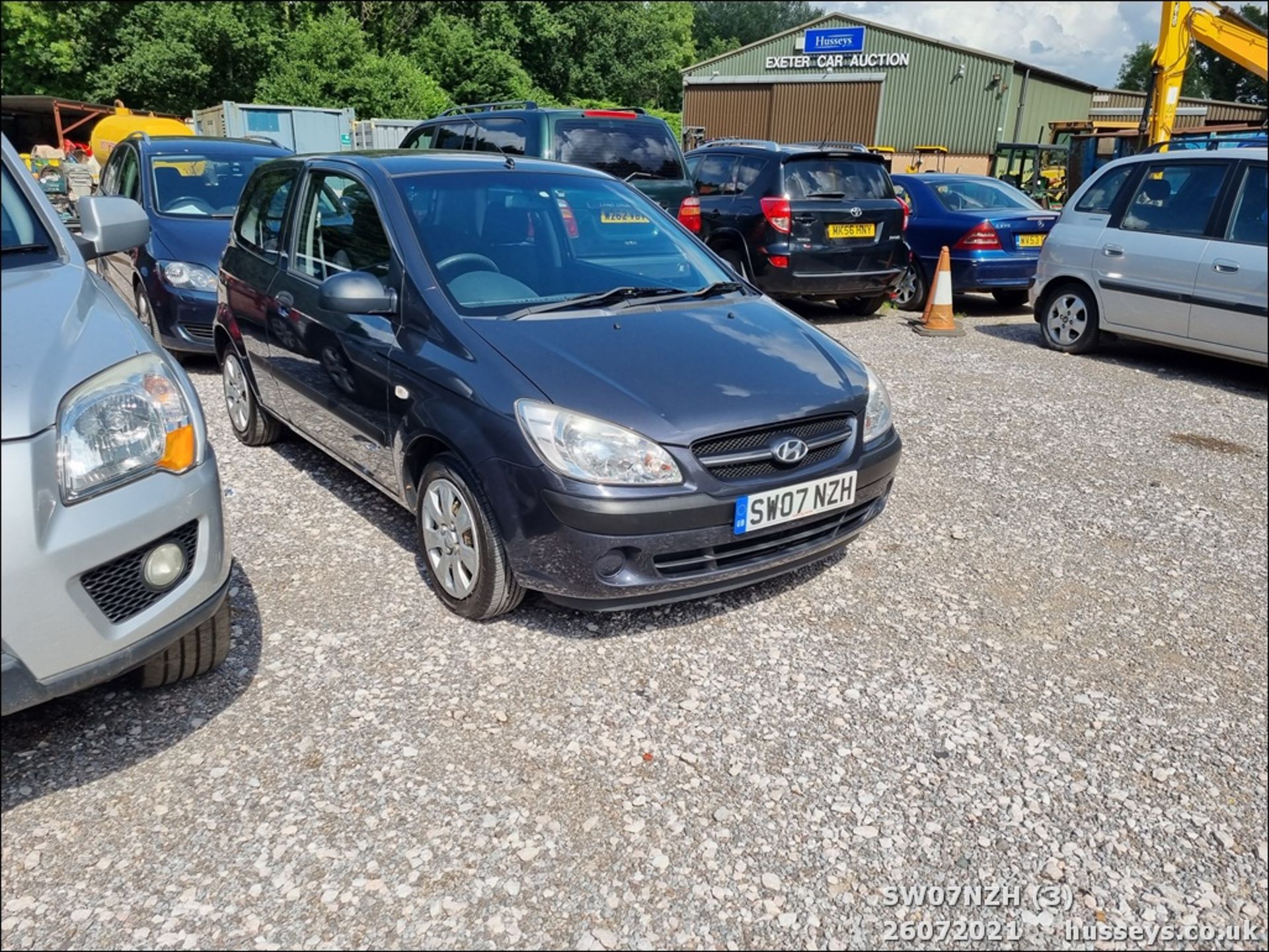 07/07 HYUNDAI GETZ GSI - 1086cc 3dr Hatchback (Grey, 88k) - Image 3 of 17