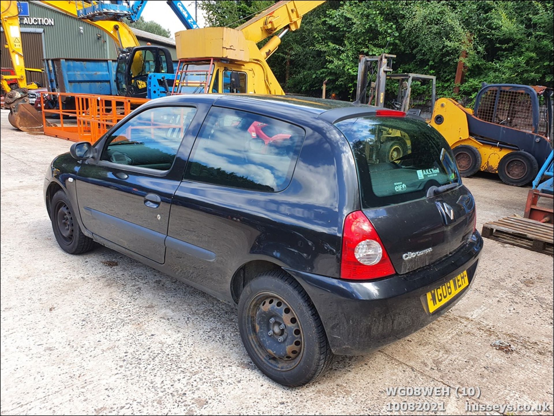 08/08 RENAULT CLIO CAMPUS 8V - 1149cc 3dr Hatchback (Black, 103k) - Image 10 of 17