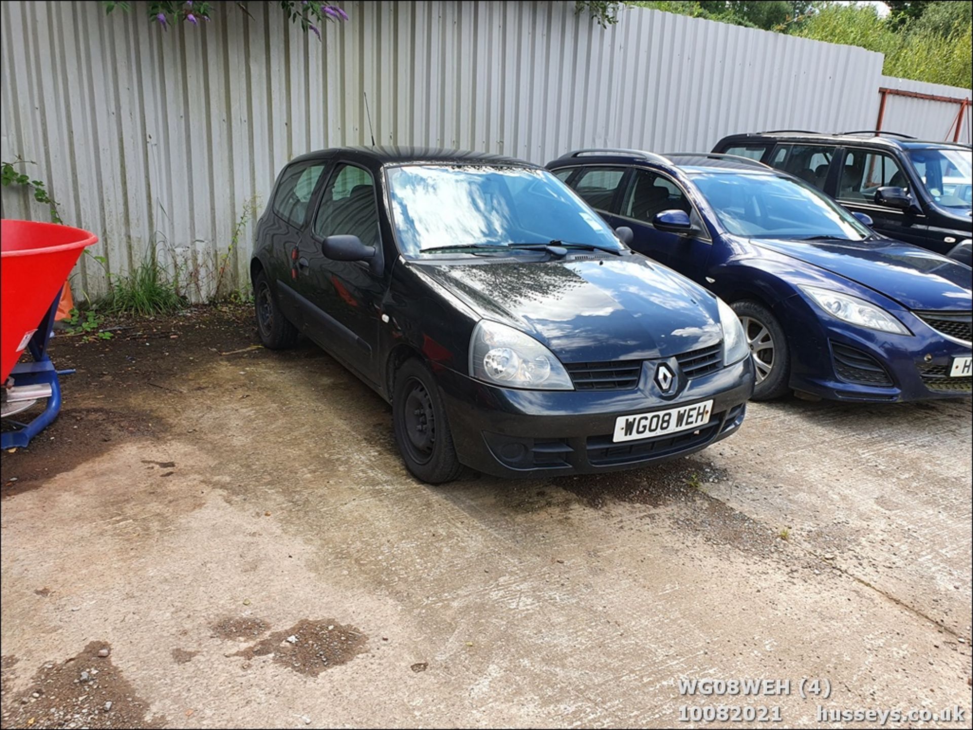 08/08 RENAULT CLIO CAMPUS 8V - 1149cc 3dr Hatchback (Black, 103k) - Image 4 of 17