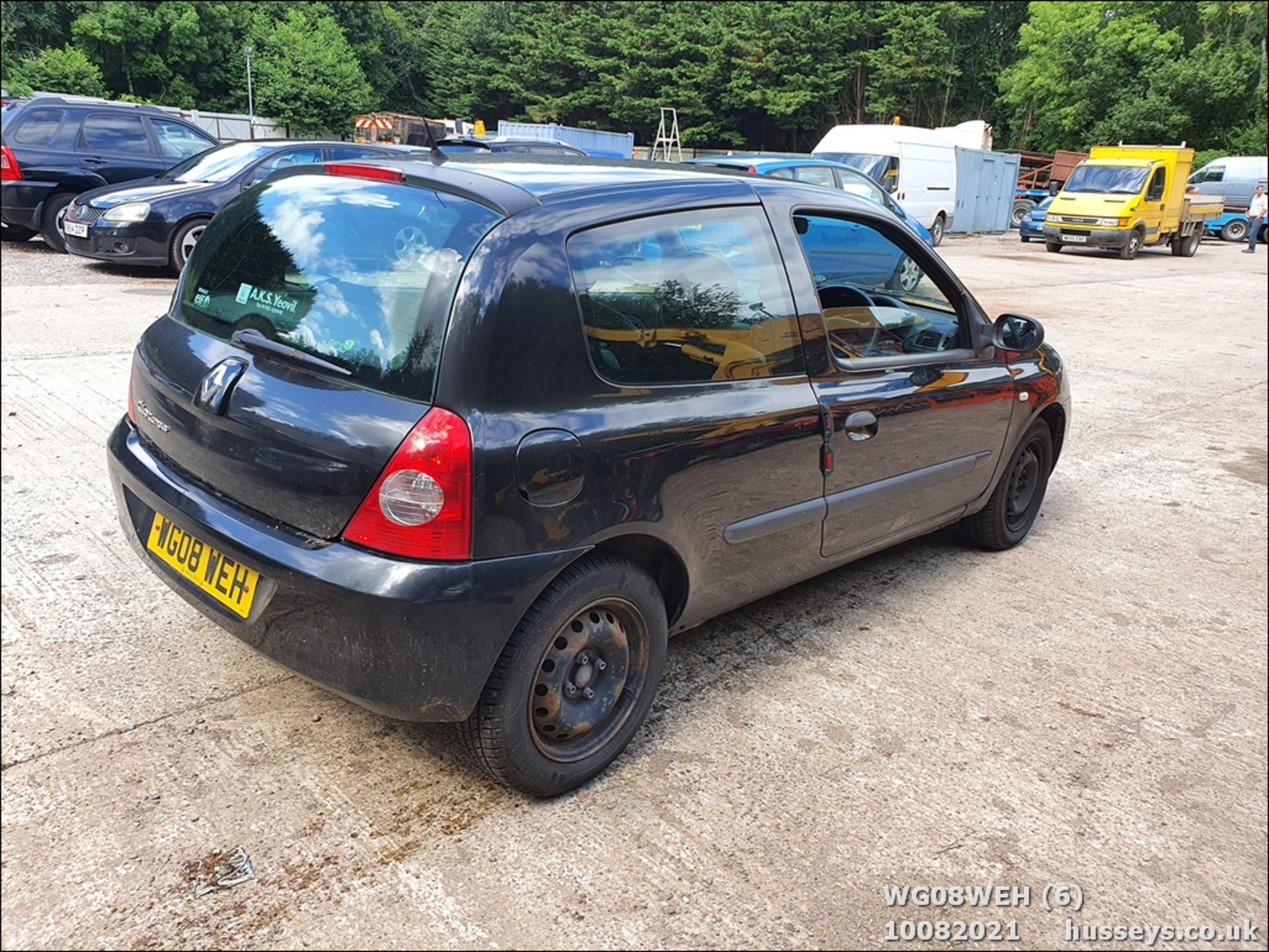 08/08 RENAULT CLIO CAMPUS 8V - 1149cc 3dr Hatchback (Black, 103k) - Image 6 of 17