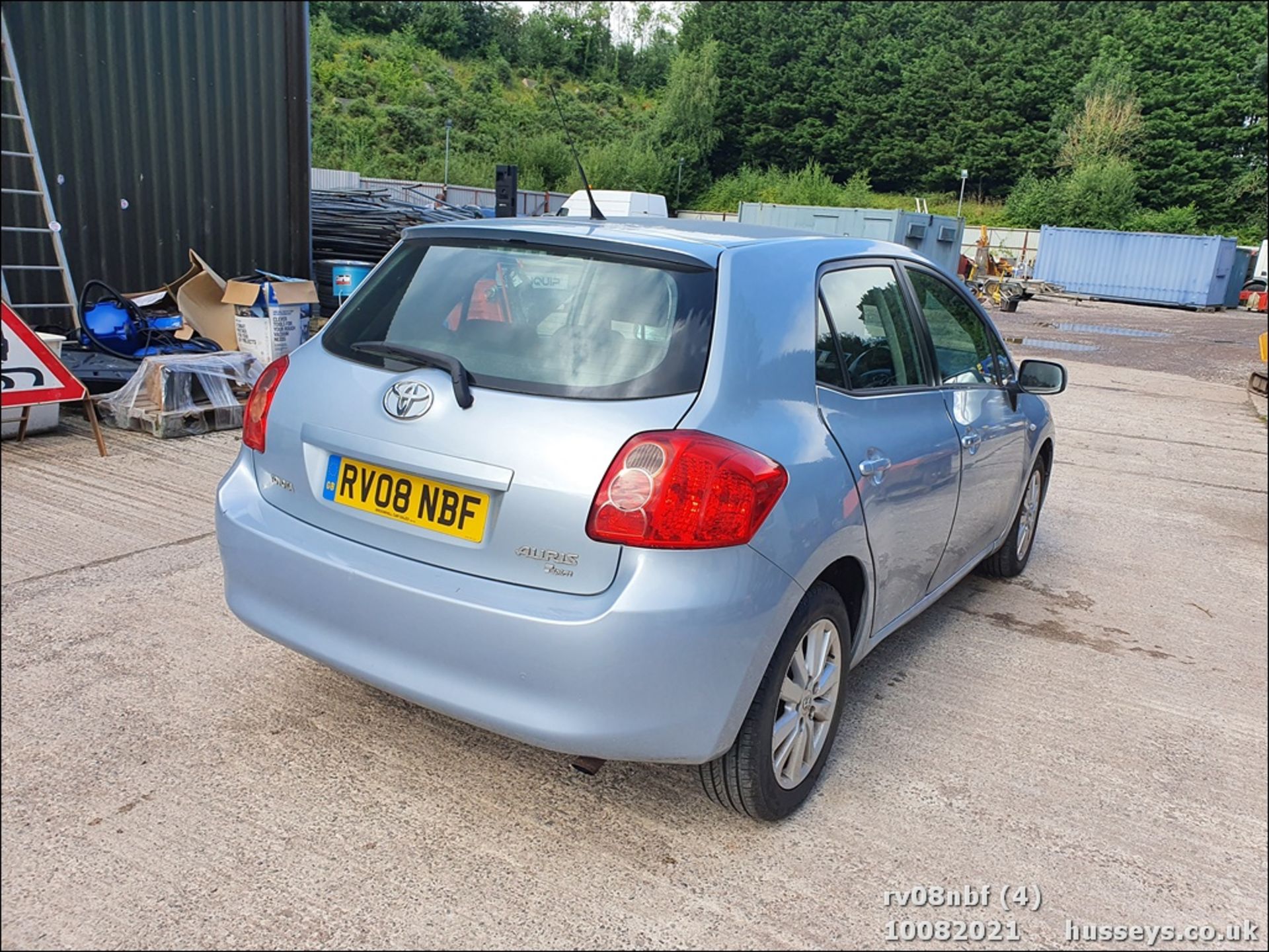 08/08 TOYOTA AURIS T-SPIRIT VVT-I - 1598cc 5dr Hatchback (Blue, 93k) - Image 4 of 11