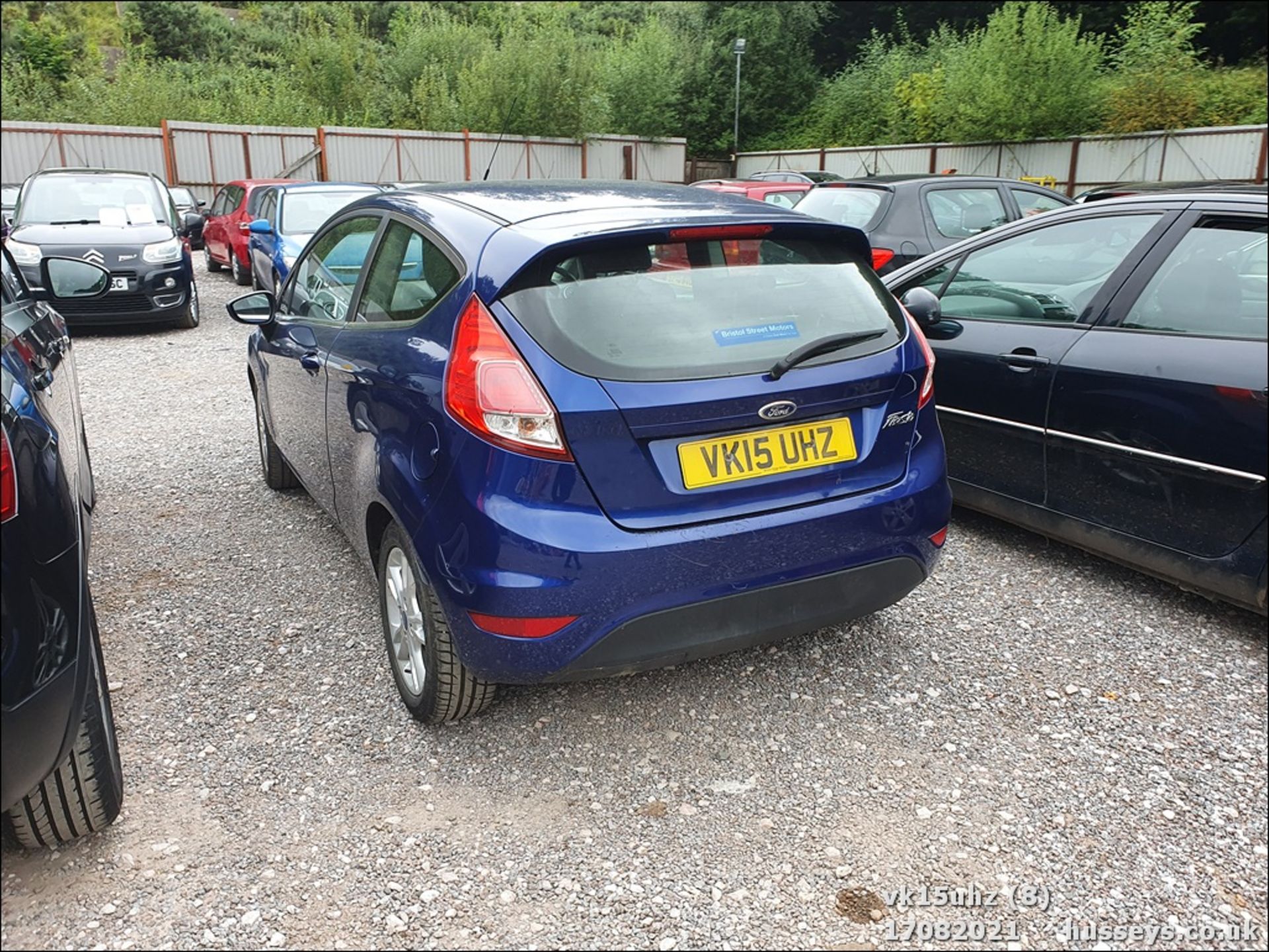 15/15 FORD FIESTA ZETEC - 1242cc 3dr Hatchback (Blue, 111k) - Image 8 of 15