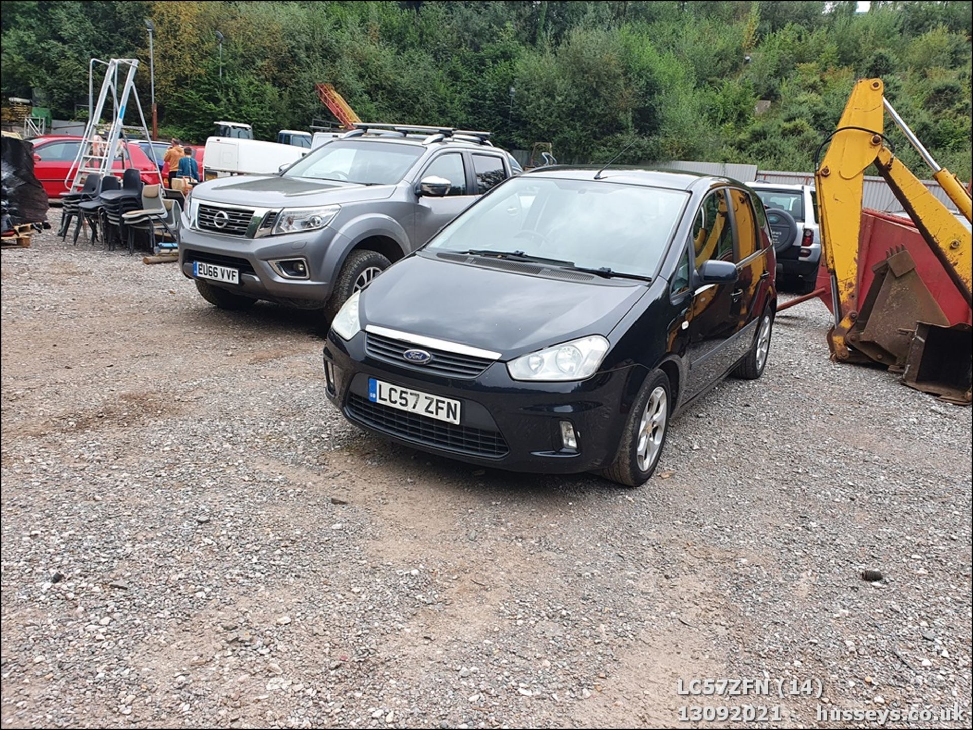 08/57 FORD C-MAX ZETEC TD 90 - 1560cc 5dr MPV (Black, 125k) - Image 14 of 17