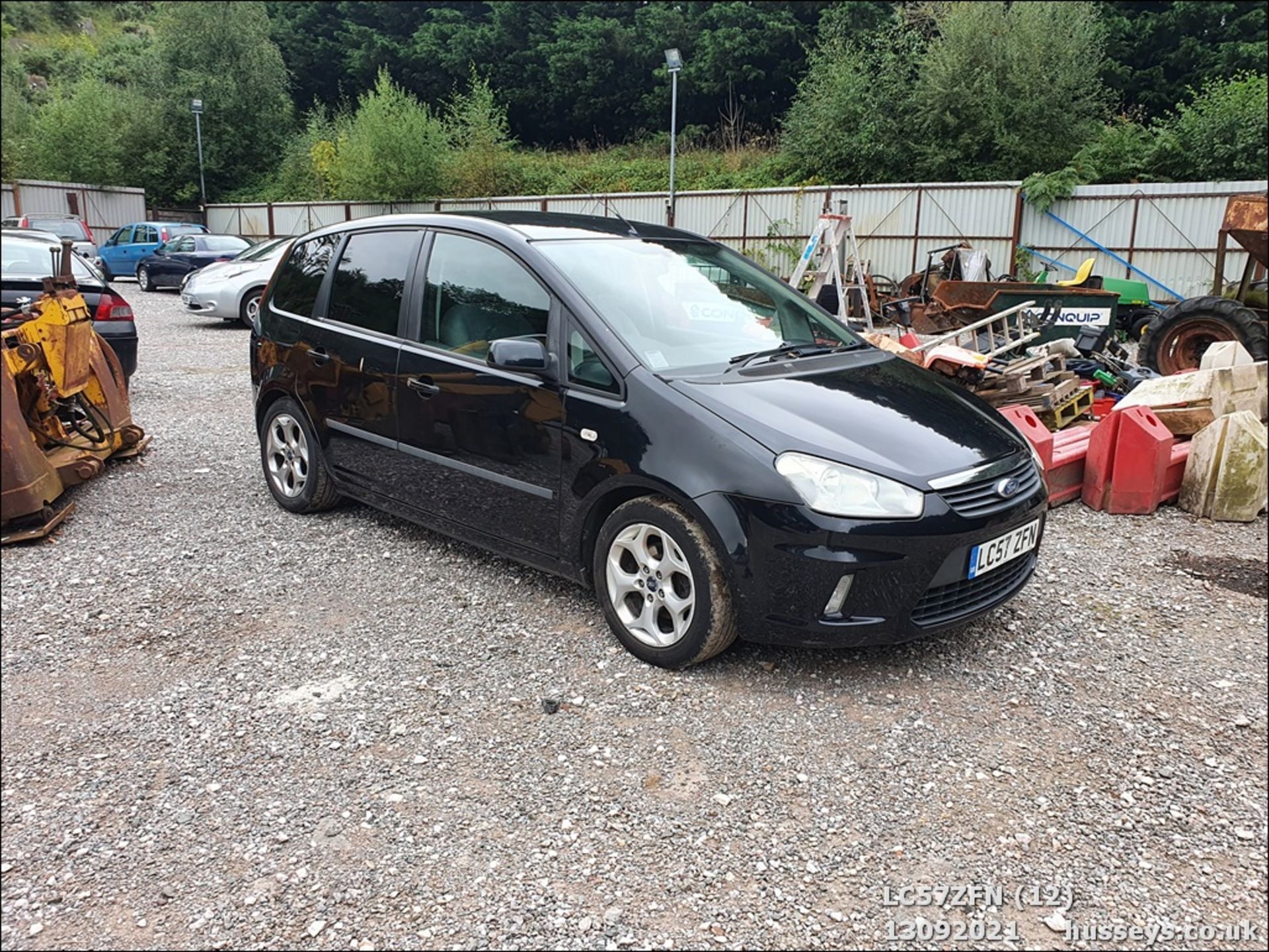 08/57 FORD C-MAX ZETEC TD 90 - 1560cc 5dr MPV (Black, 125k) - Image 11 of 17