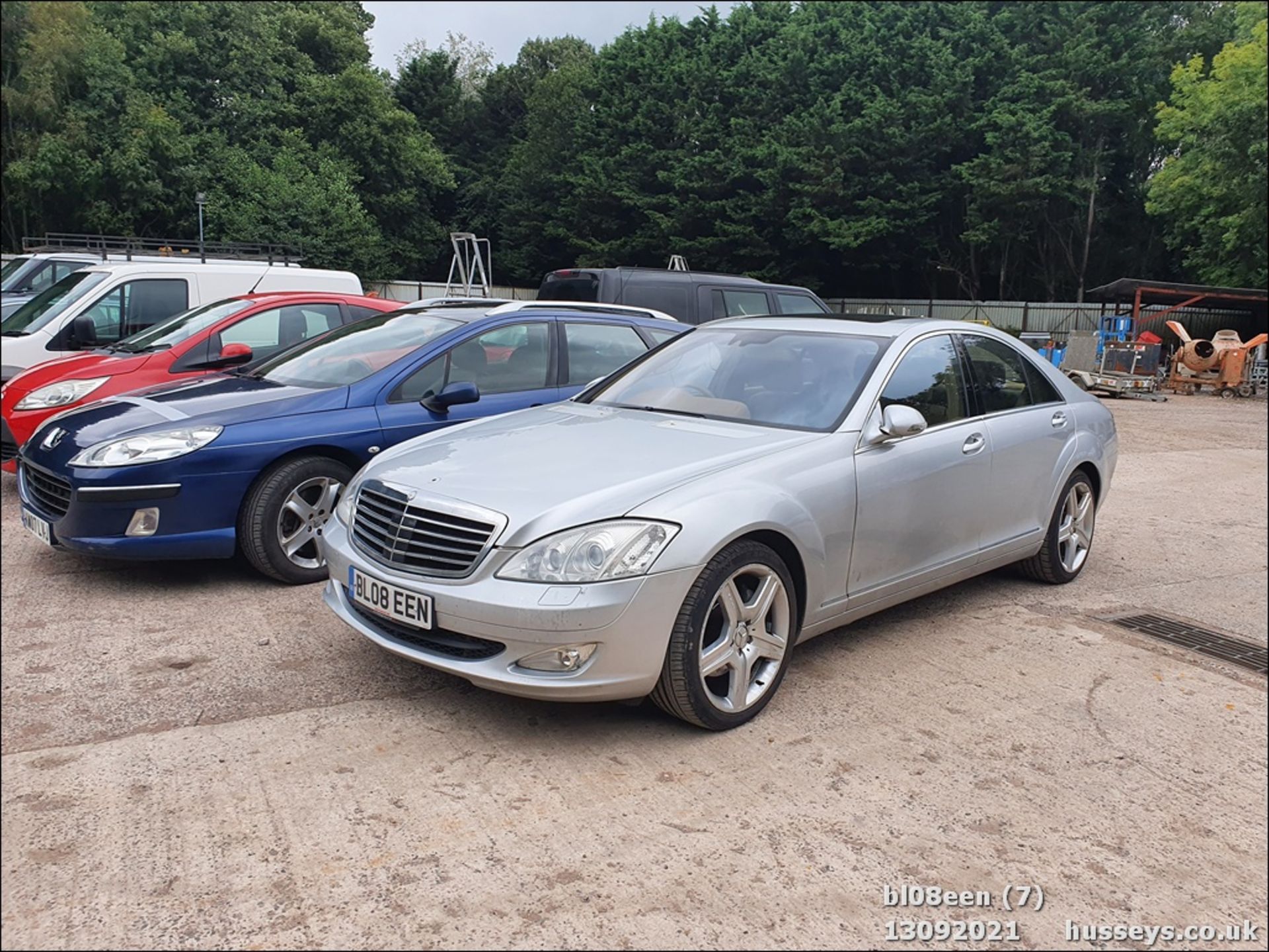 08/08 MERCEDES S320 CDI AUTO - 2987cc 4dr Saloon (Silver, 205k) - Image 7 of 16