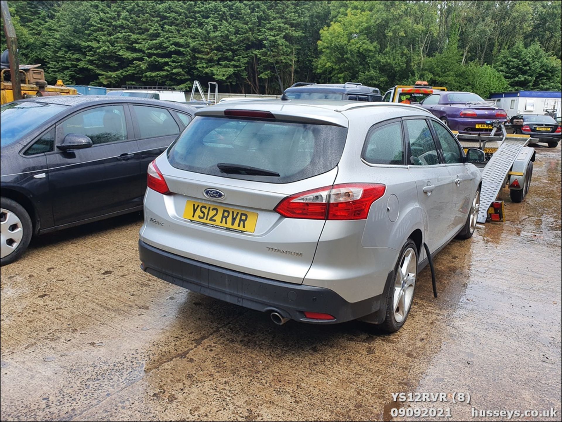 12/12 FORD FOCUS TITANIUM TURBO - 1596cc 5dr Estate (Silver, 67k) - Image 8 of 15