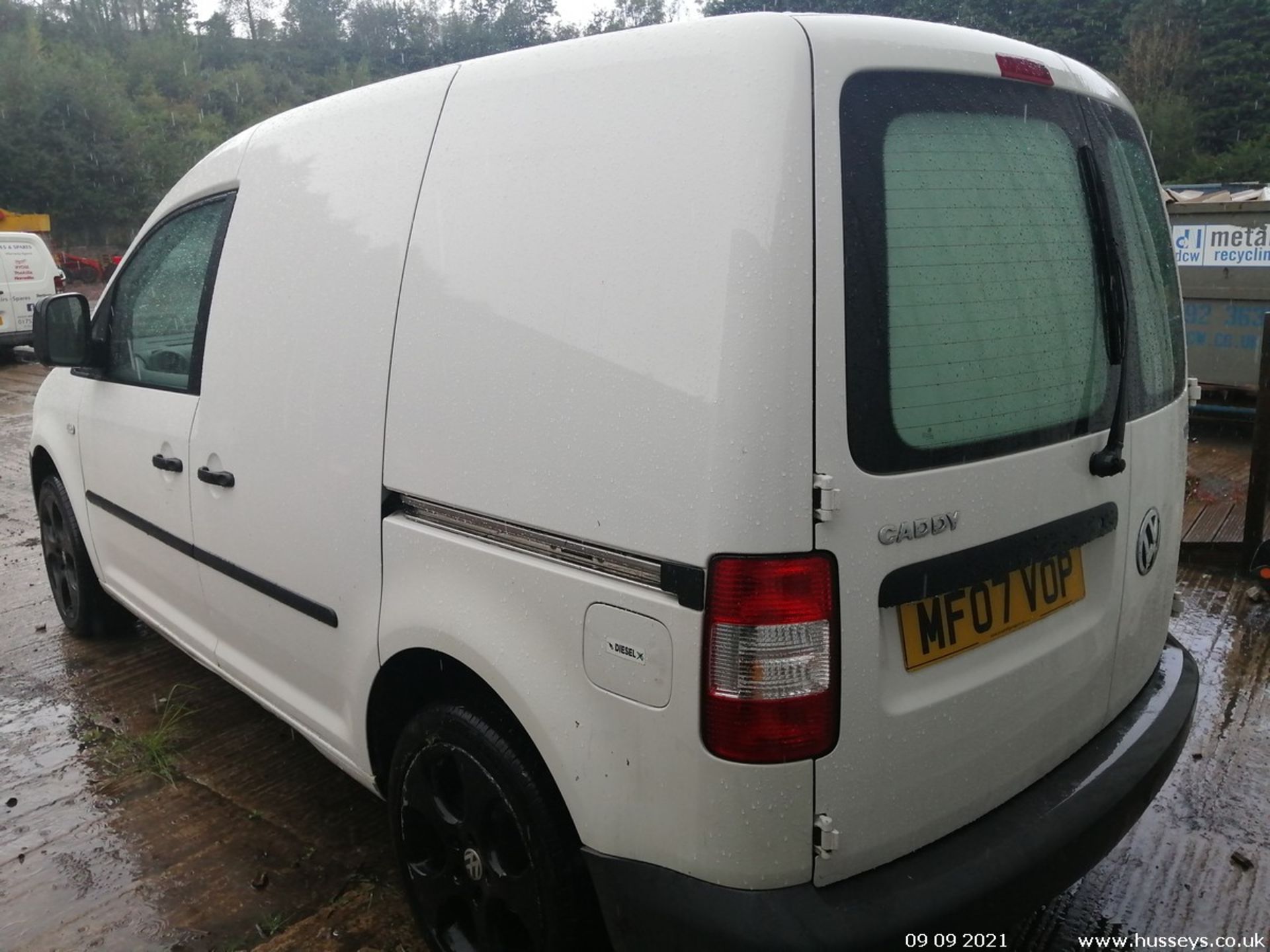 07/07 VOLKSWAGEN CADDY 69PS SDI - 1968cc 5dr Van (White, 120k) - Image 5 of 12