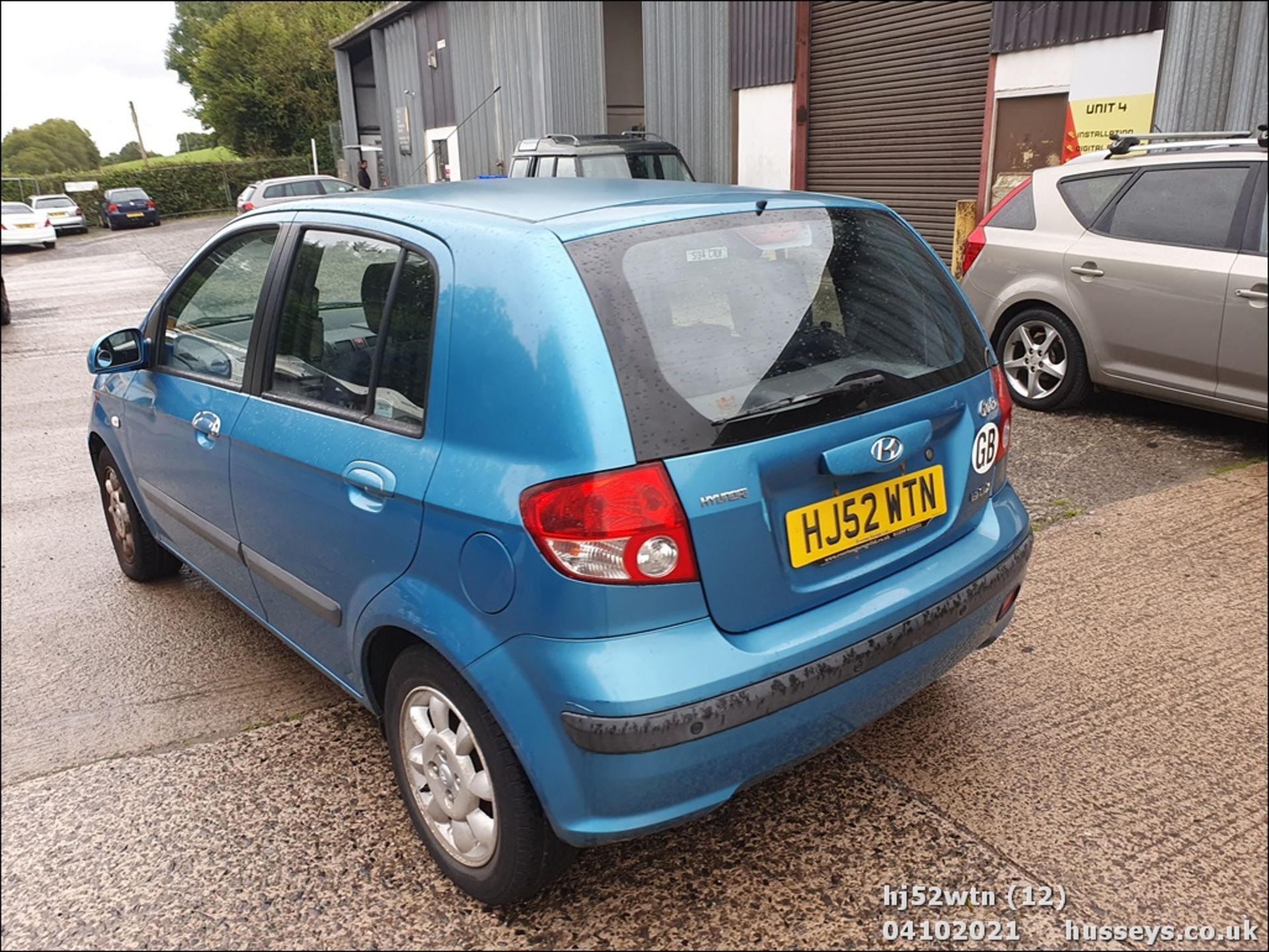 03/52 HYUNDAI GETZ CDX AUTO - 1341cc 5dr Hatchback (Blue, 54k) - Image 12 of 20