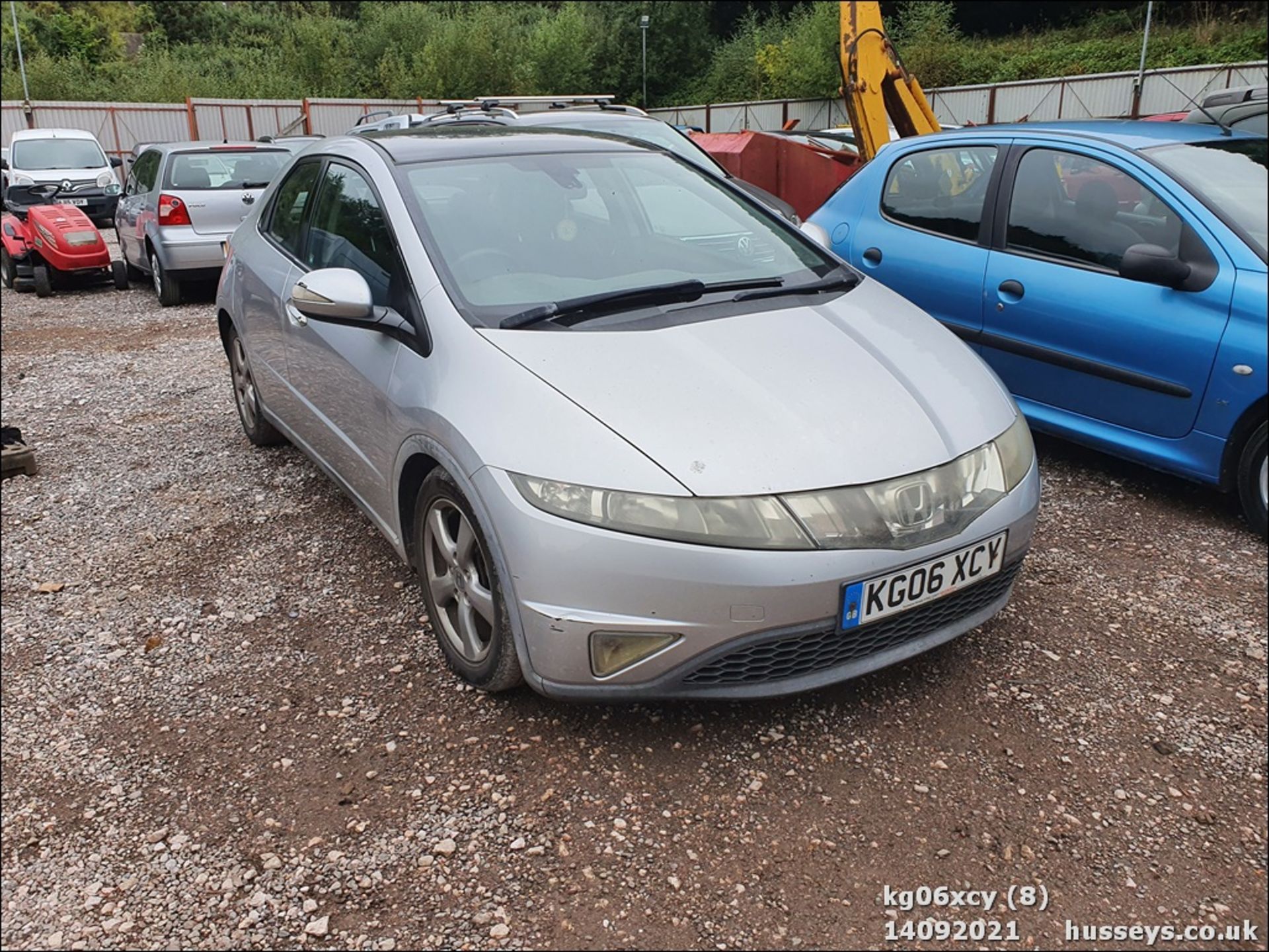 06/06 HONDA CIVIC ES I-CTDI - 2204cc 5dr Hatchback (Silver, 124k) - Image 9 of 14