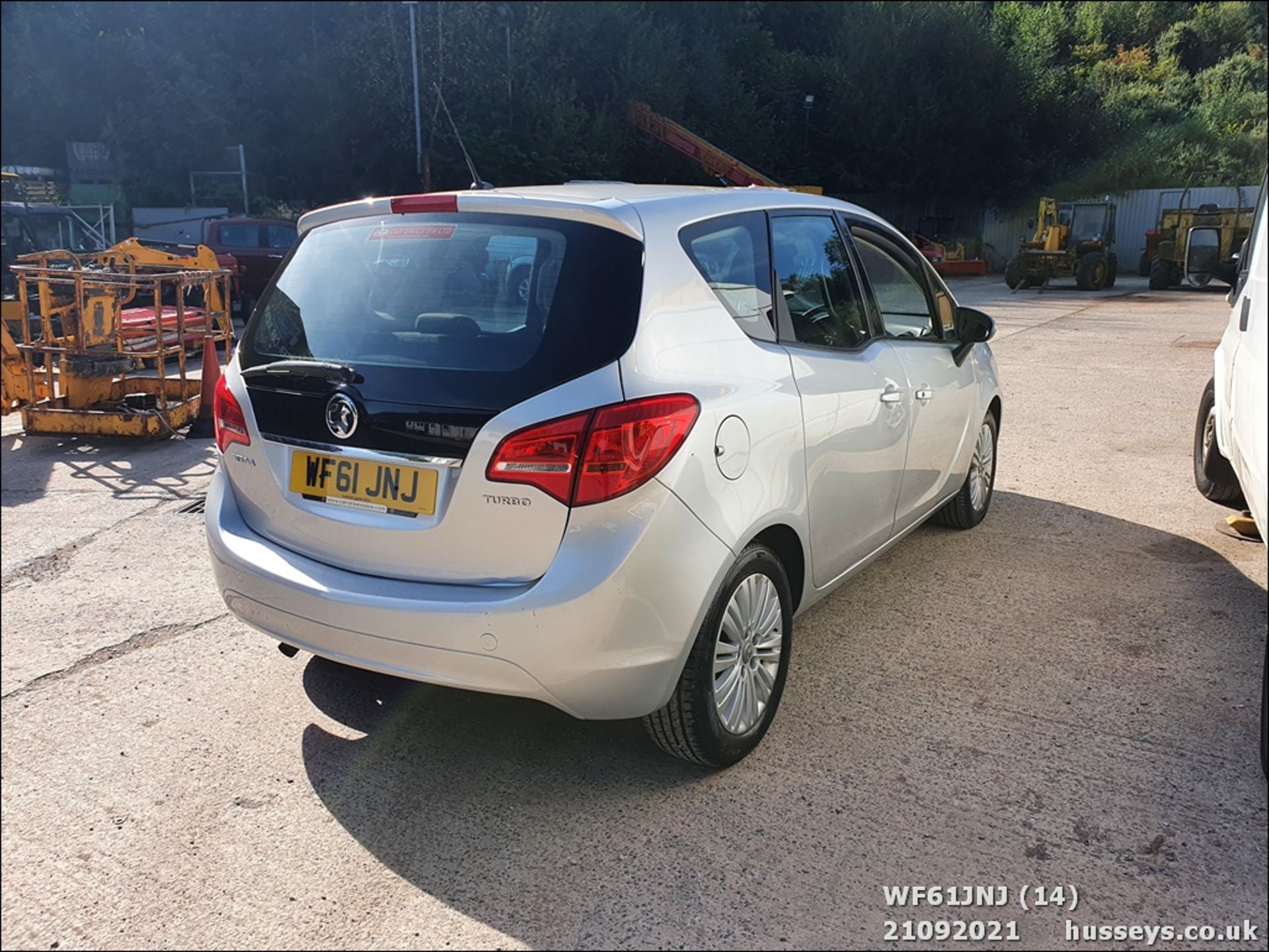 11/61 VAUXHALL MERIVA EXCITE TURBO - 1364cc 5dr MPV (Silver, 47k) - Image 14 of 14