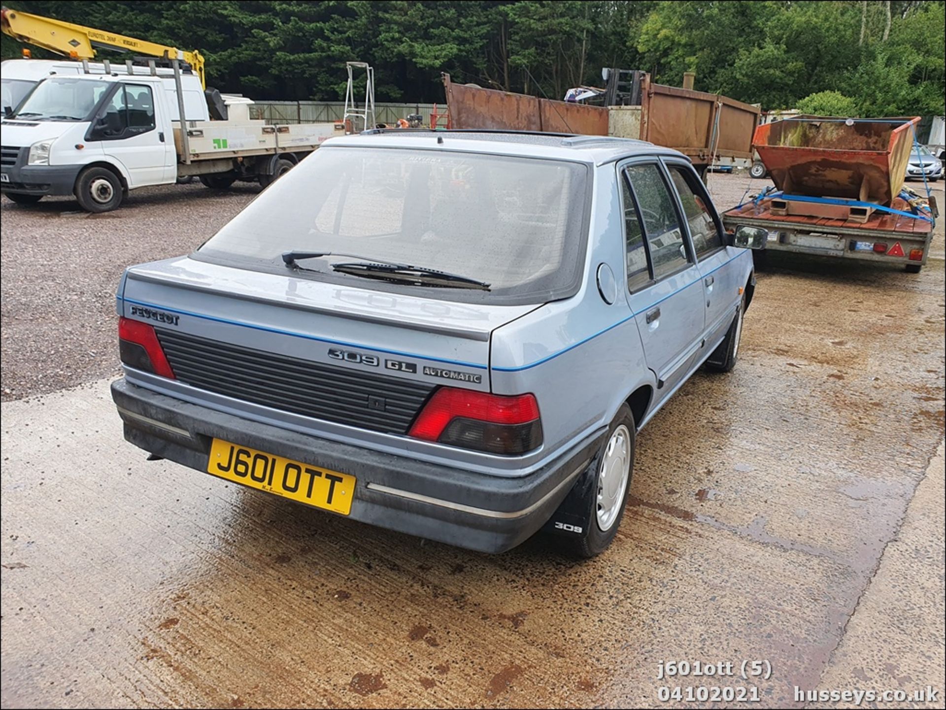 1992 PEUGEOT 309 GL AUTO - 1580cc 5dr Hatchback (Blue) - Image 6 of 15