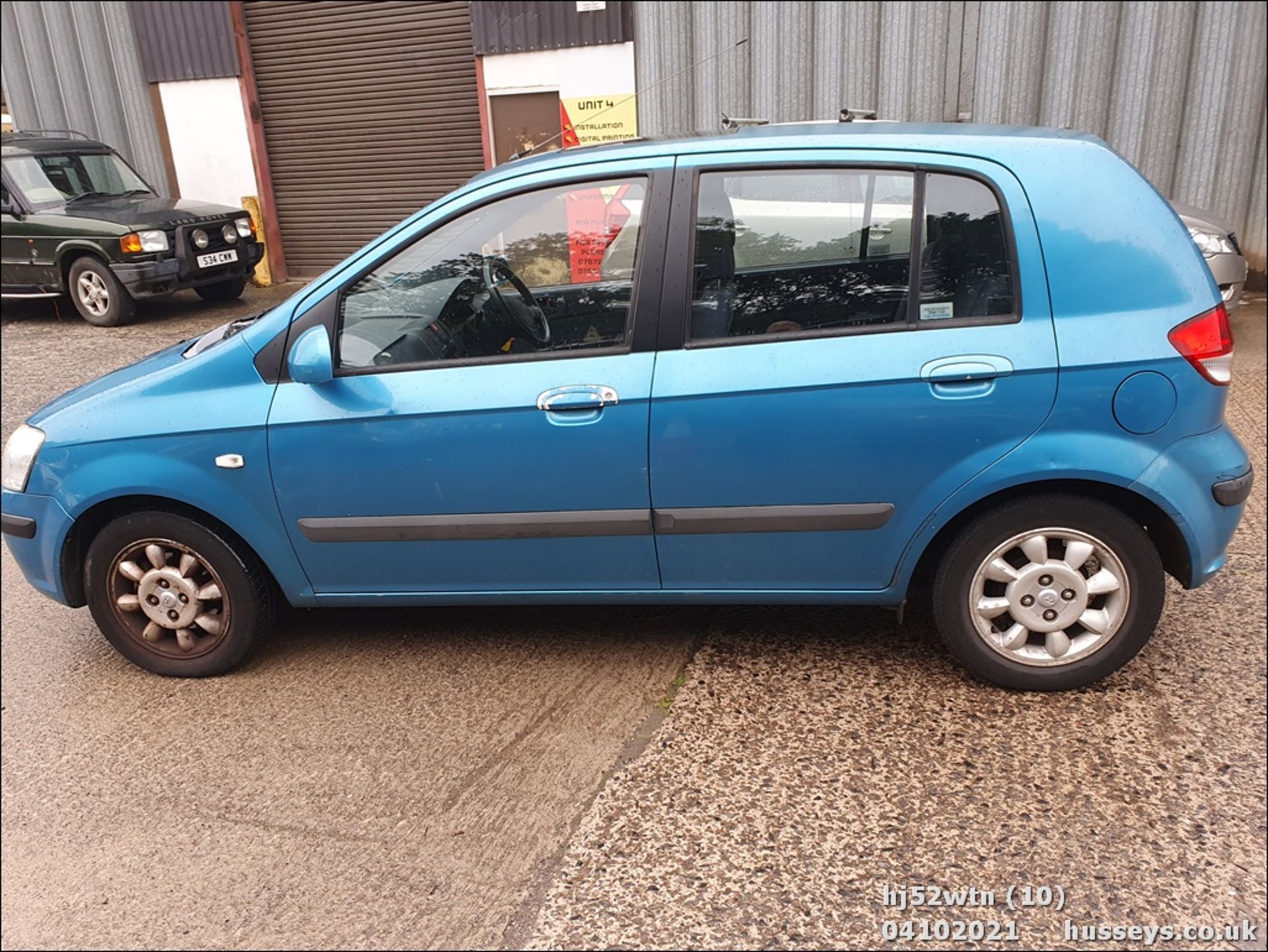 03/52 HYUNDAI GETZ CDX AUTO - 1341cc 5dr Hatchback (Blue, 54k) - Image 10 of 20