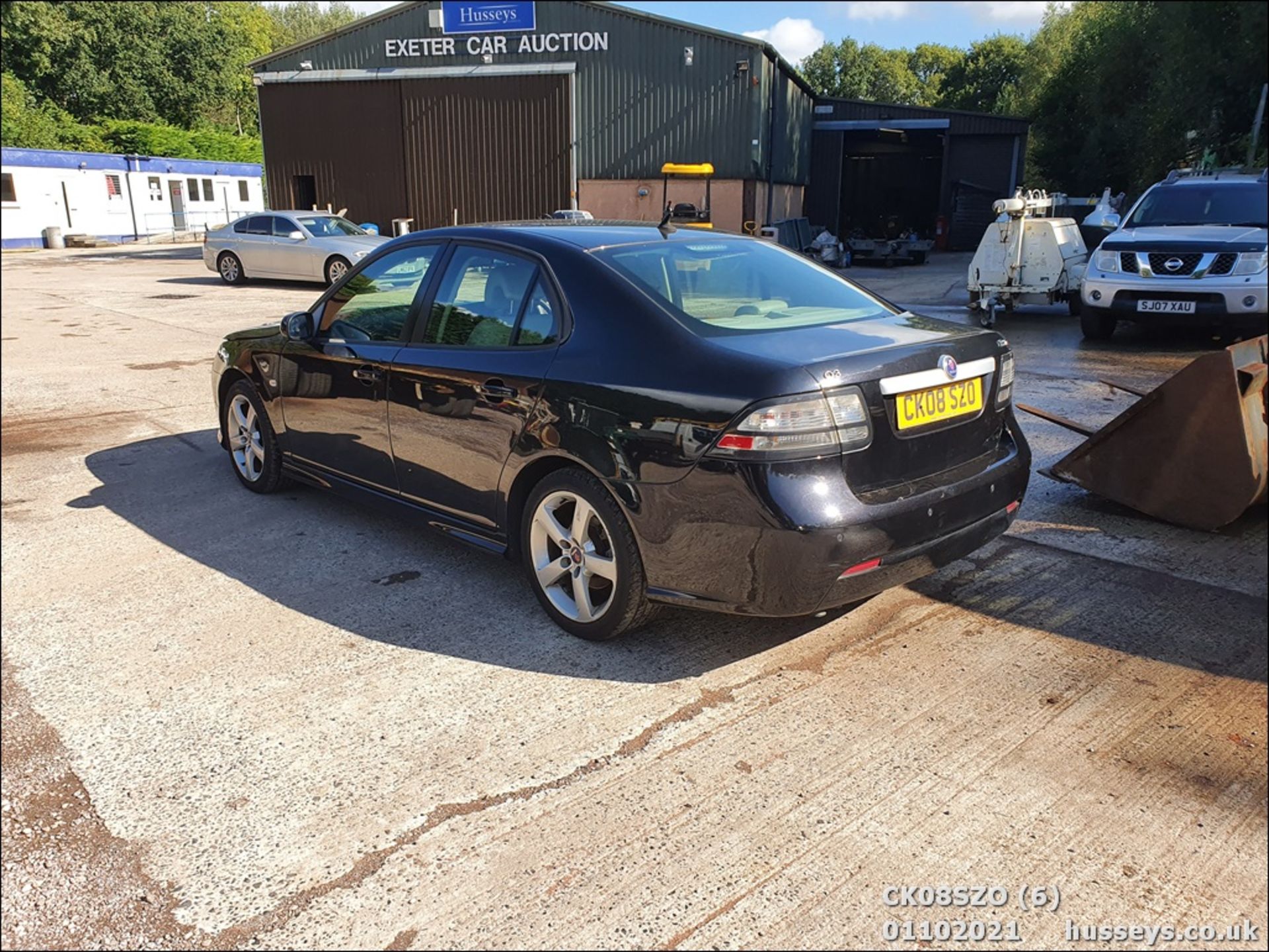 08/08 SAAB 9-3 LINEAR SE TID 120 - 1910cc 4dr Saloon (Black, 174k) - Image 6 of 13