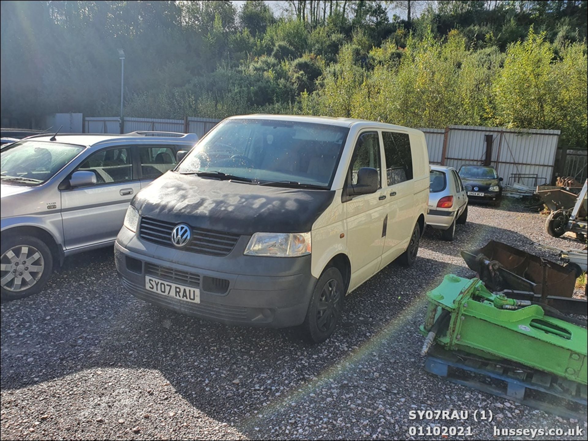 07/07 VOLKSWAGEN TRANSPORTER T28 102 TDI SWB - 1896cc 5dr Van (White, 120k) - Image 5 of 20