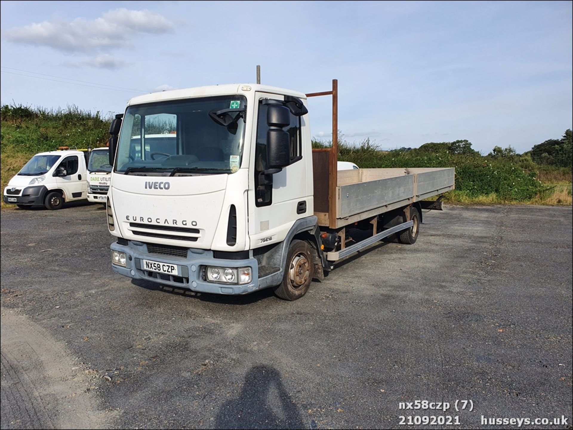 08/58 IVECO EUROCARGO ML75E16 - 3920cc 2dr Flat Bed (White, 326k) - Image 7 of 21