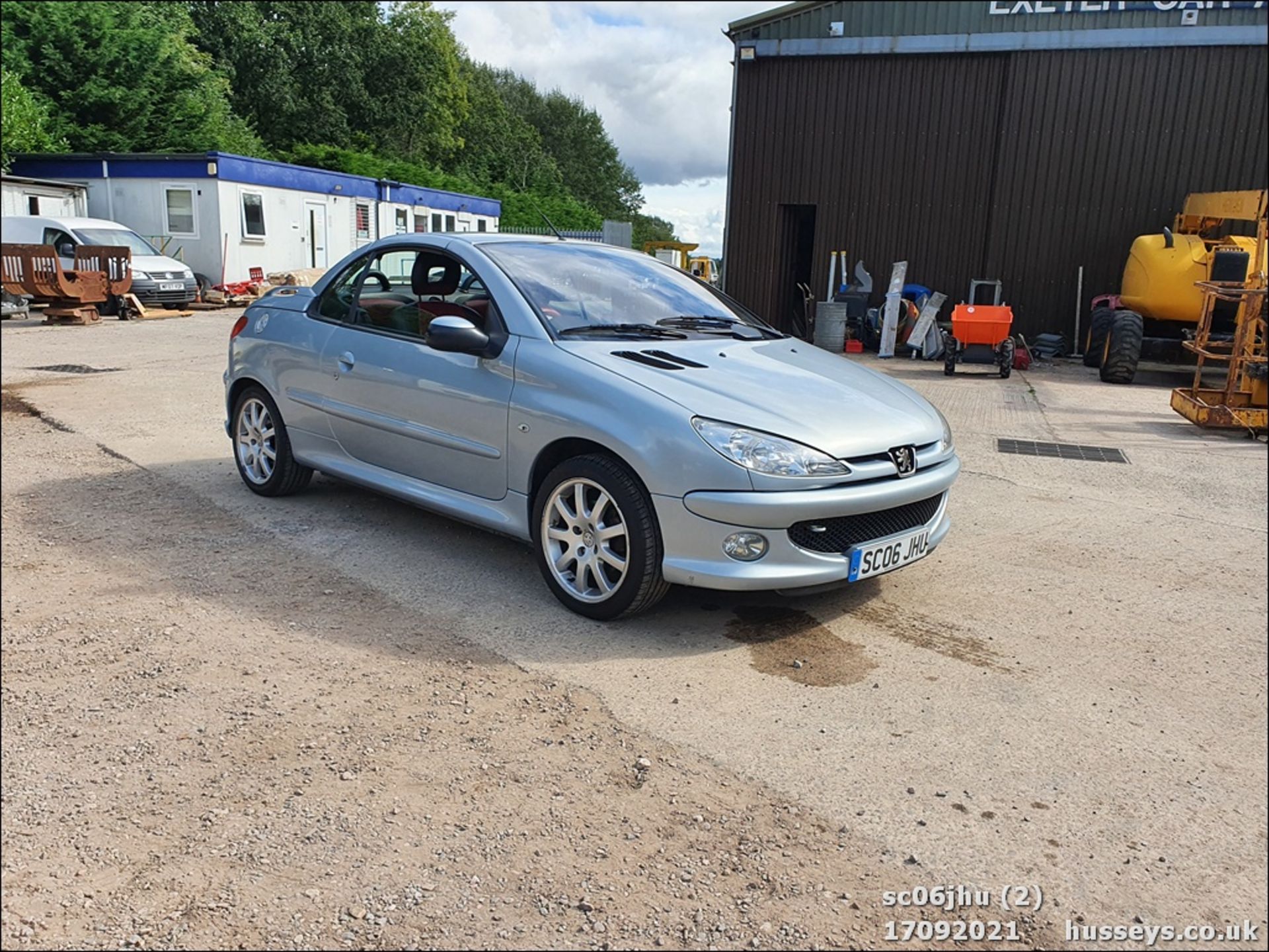 06/06 PEUGEOT 206 ALLURE CC - 1587cc 2dr Convertible (Silver, 84k) - Image 3 of 22