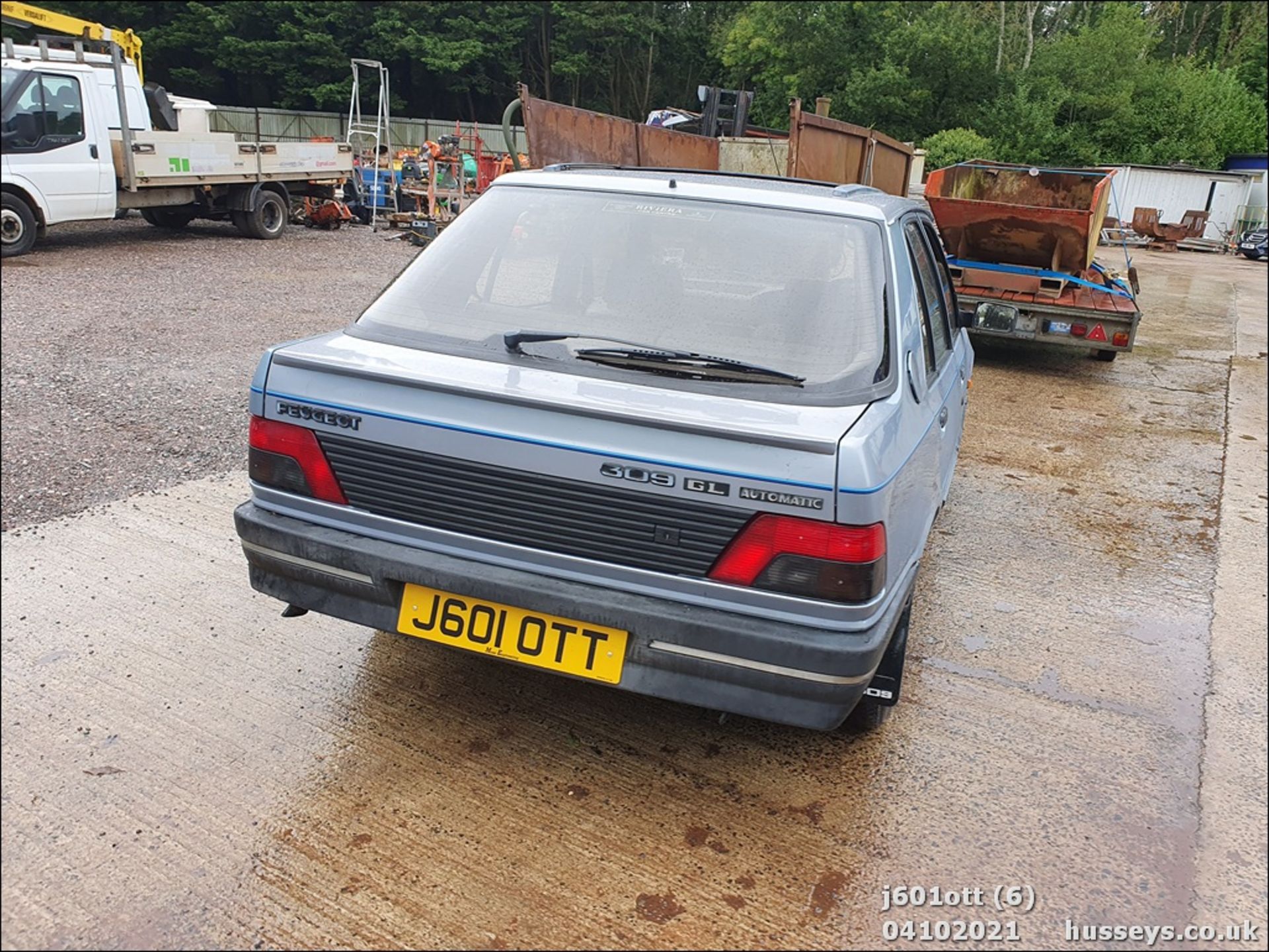 1992 PEUGEOT 309 GL AUTO - 1580cc 5dr Hatchback (Blue) - Image 7 of 15