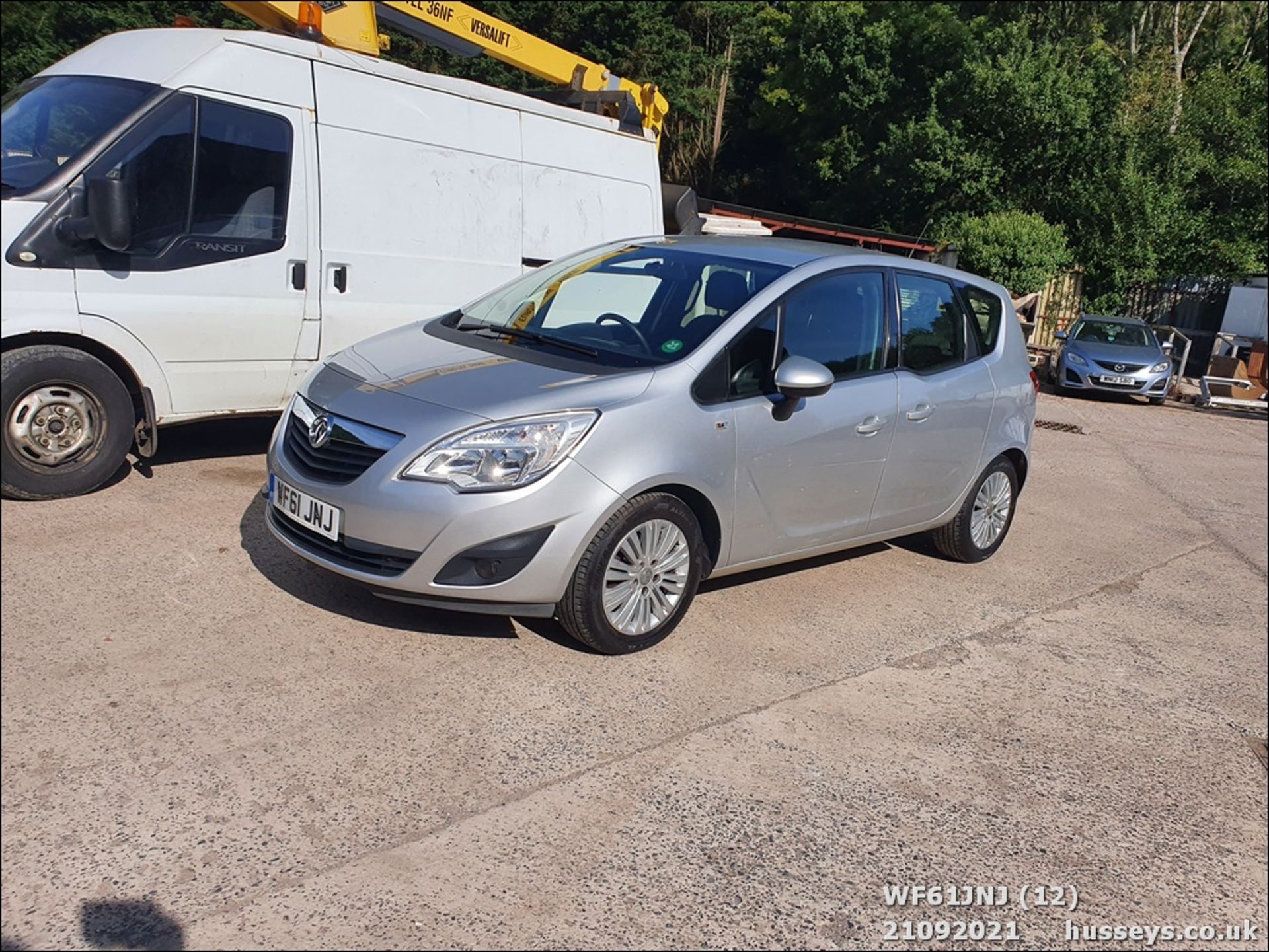 11/61 VAUXHALL MERIVA EXCITE TURBO - 1364cc 5dr MPV (Silver, 47k) - Image 12 of 14